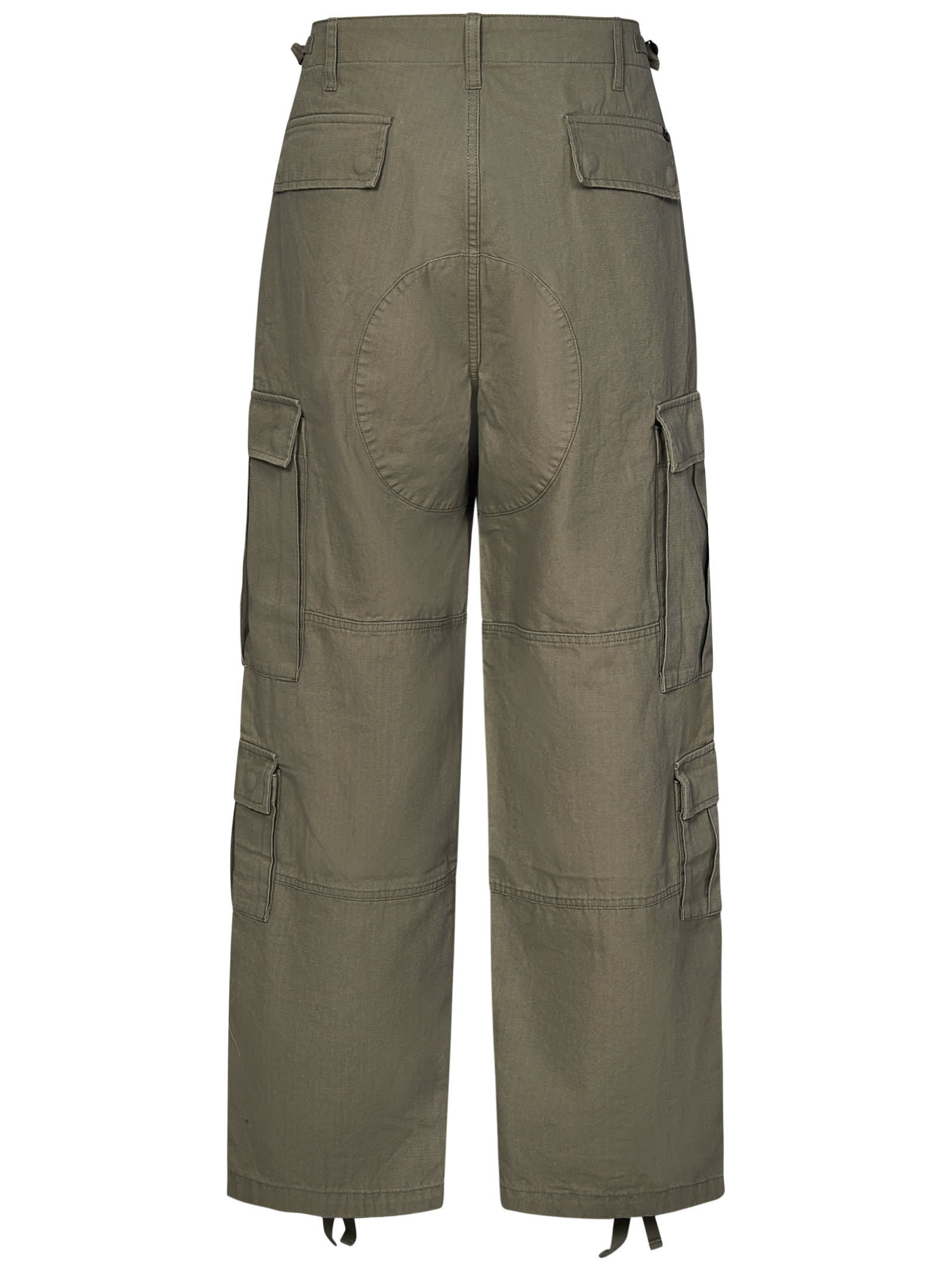 Shop Stussy Trousers In Green