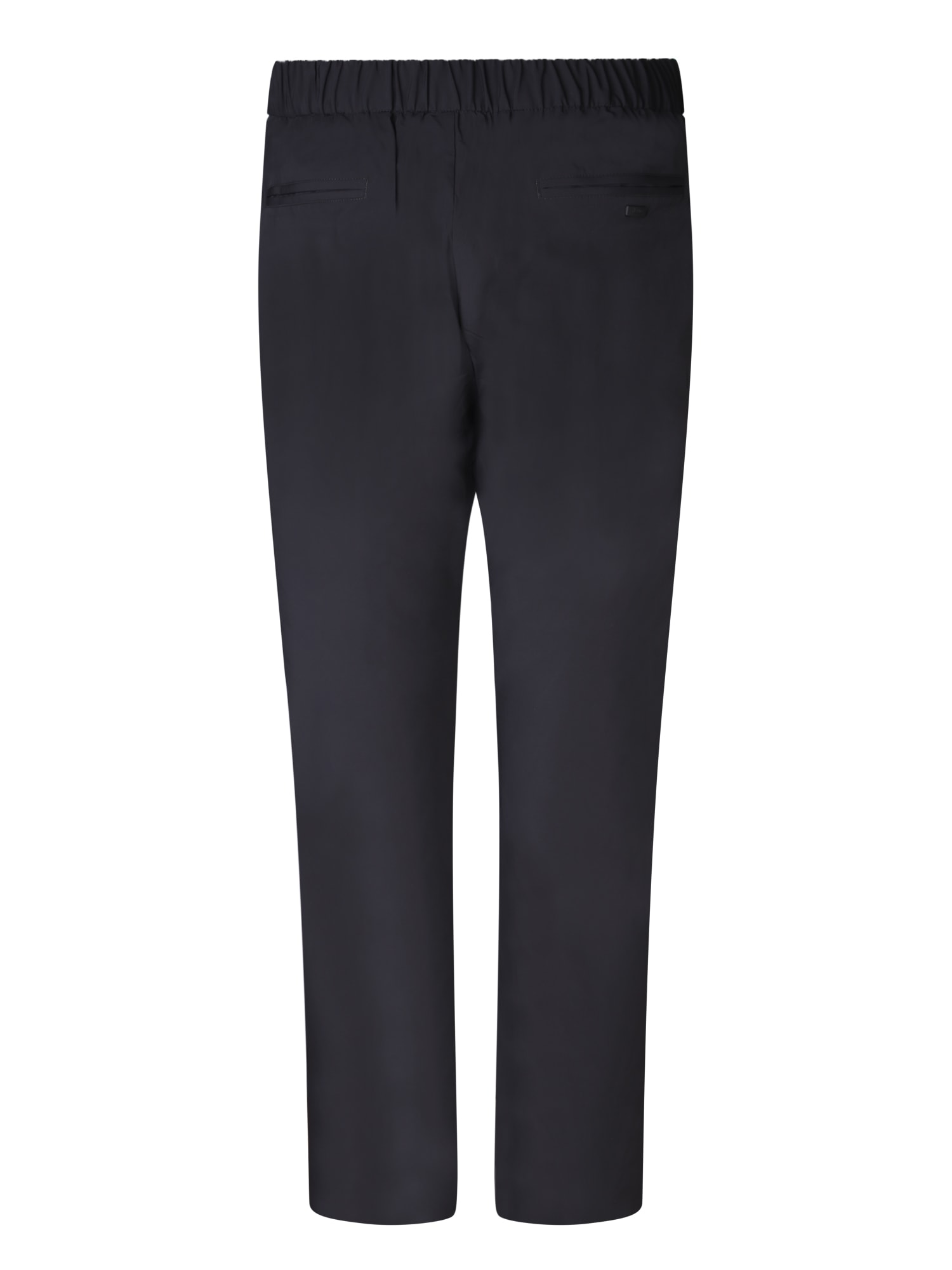 Shop Herno Nyl Black Trousers