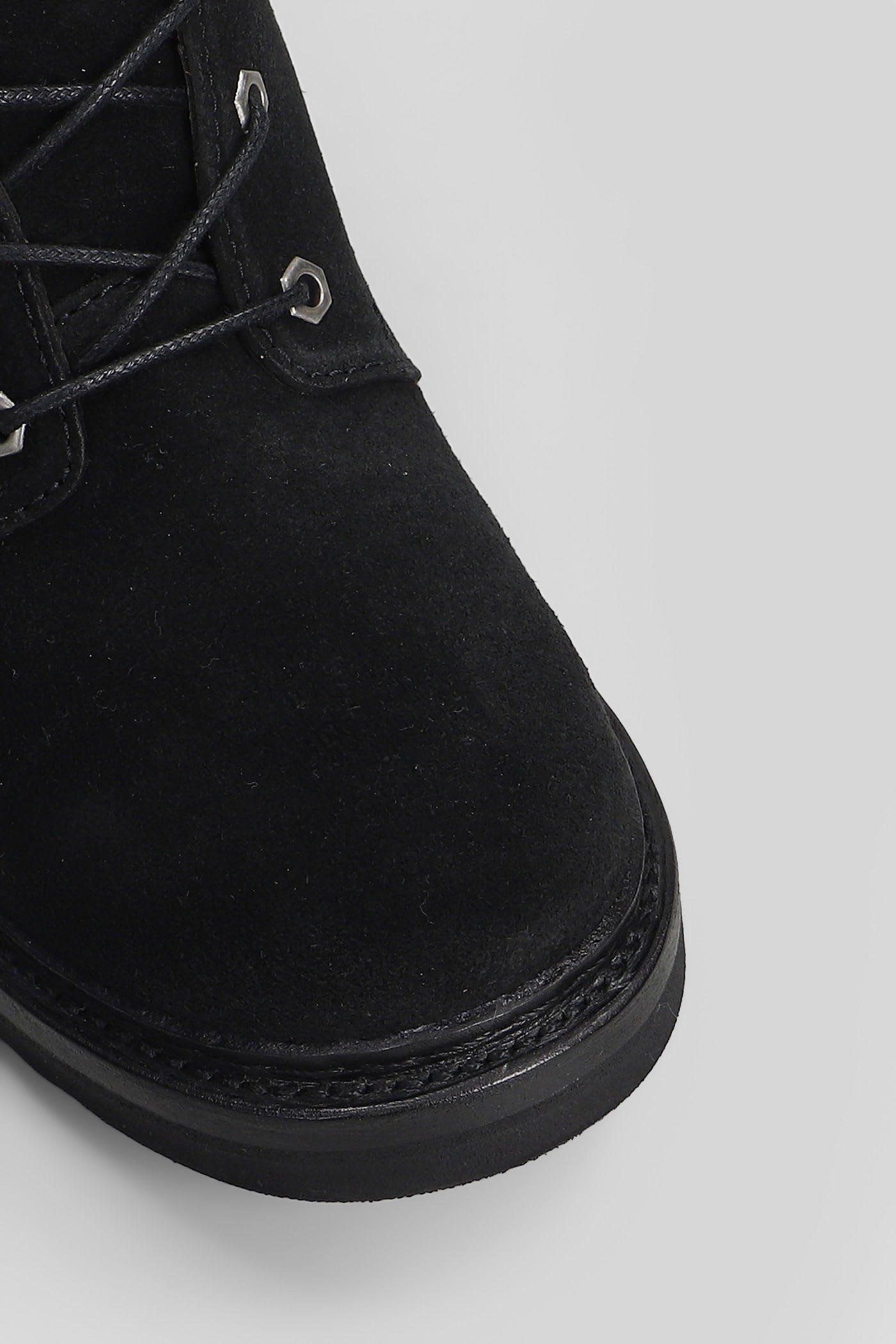 Our Legacy Chukka Boot Boots In Black Suede In Black