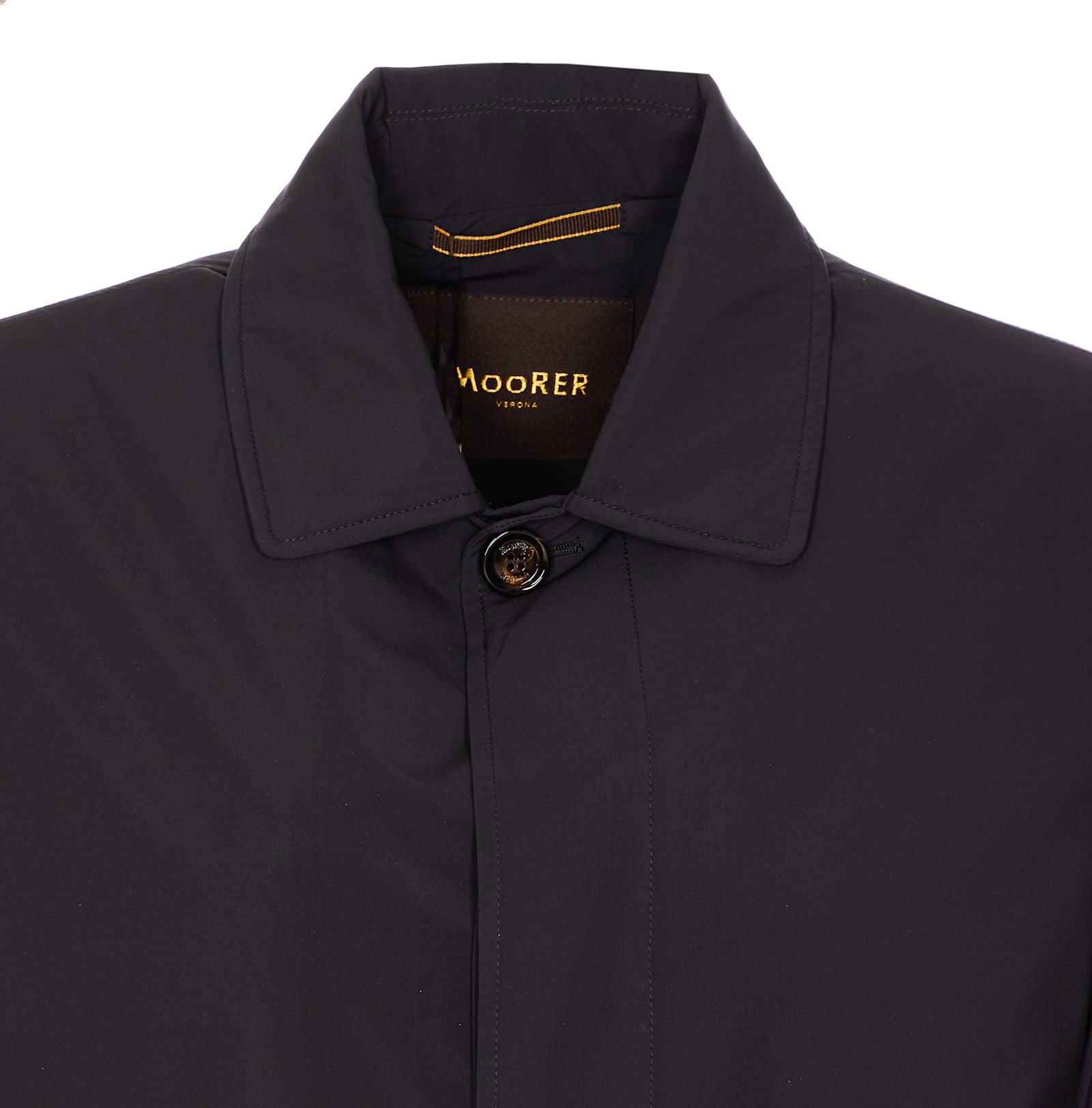 Moorer Double Pocket Split Collar Cuffs Jacket In Blue