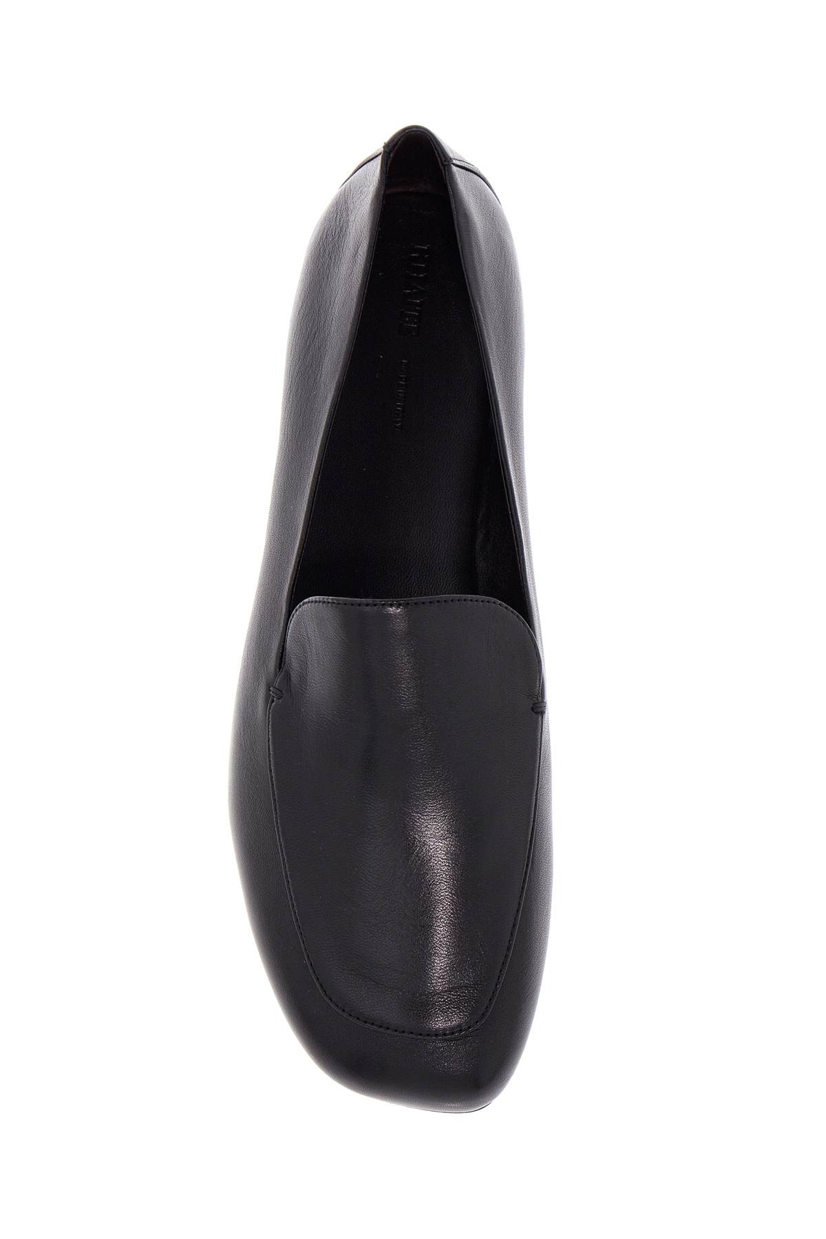 Khaite Black Nappa Leather Monroe Loafers In Black (black)