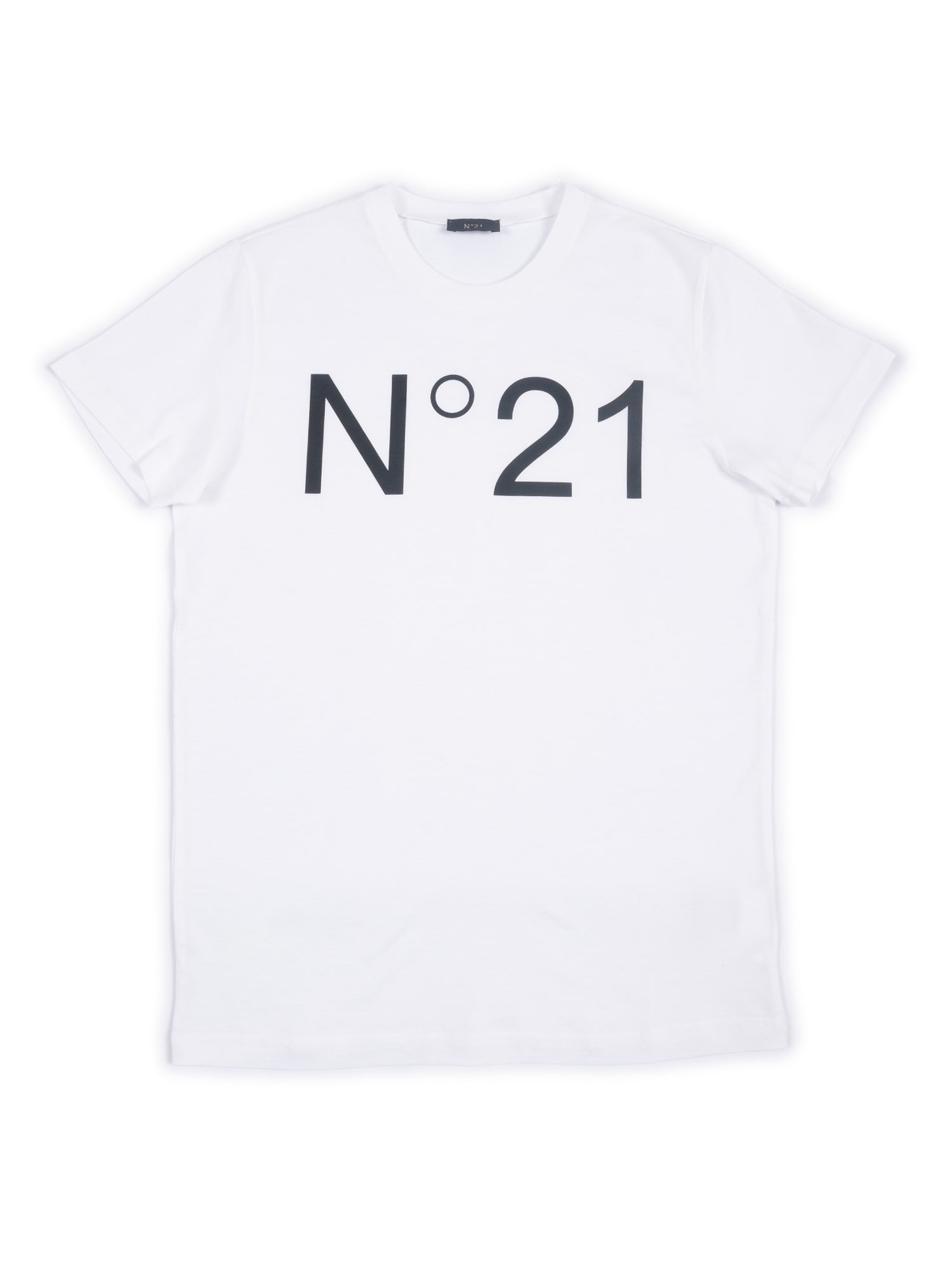 N°21 Kids' T-shirts In White