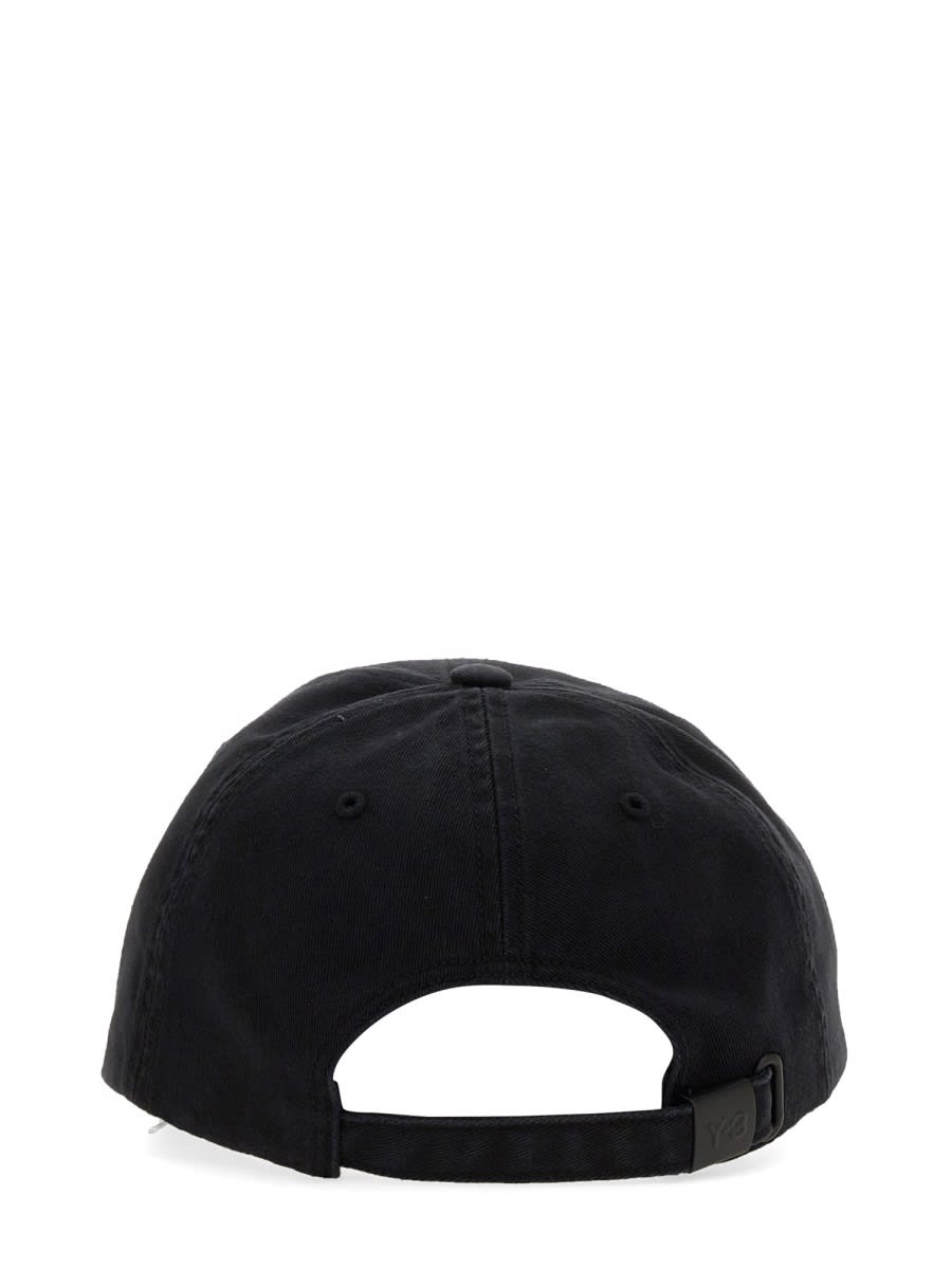 Shop Y-3 Baseball Hat With Logo In Black