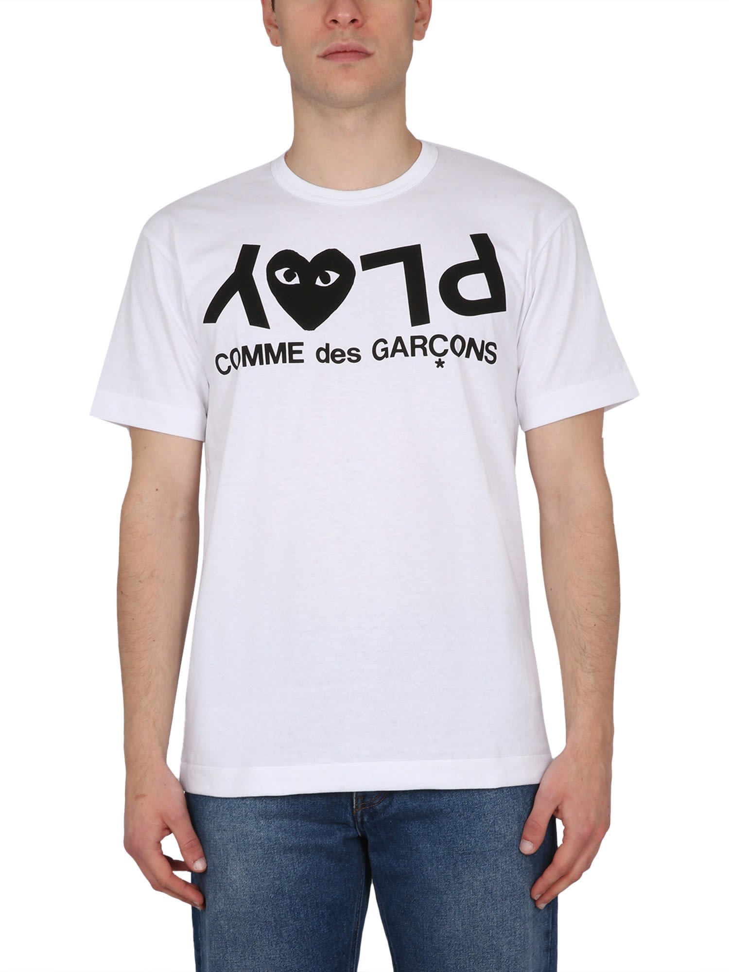 Comme des Garçons Play Logo Print T-shirt