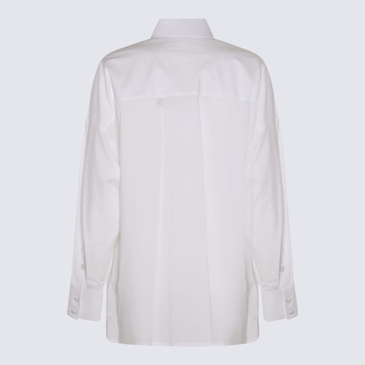Shop Dolce & Gabbana Off White Cotton Shirt