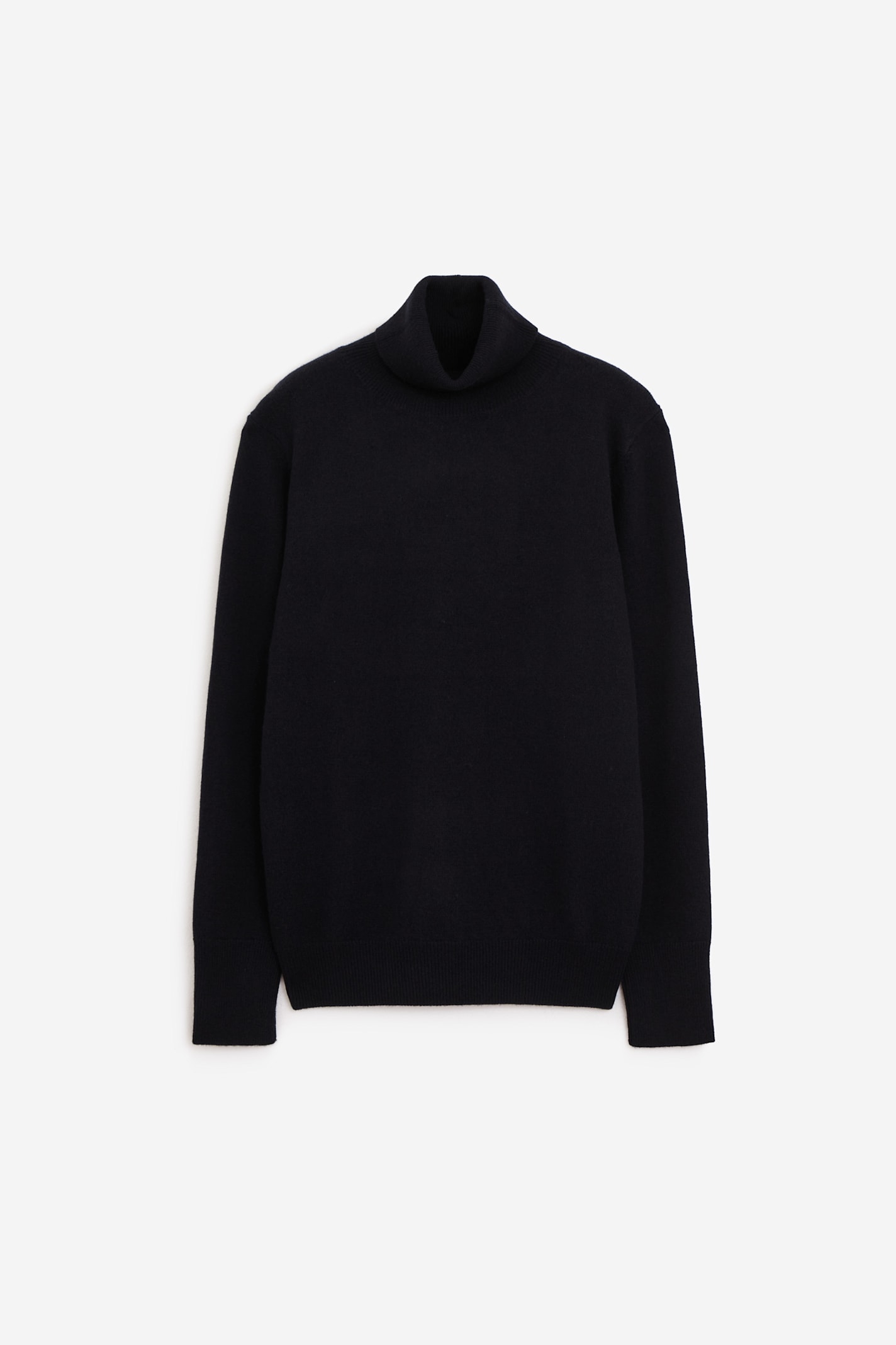 Aspesi Merino Wool Turtleneck Jumper In Black