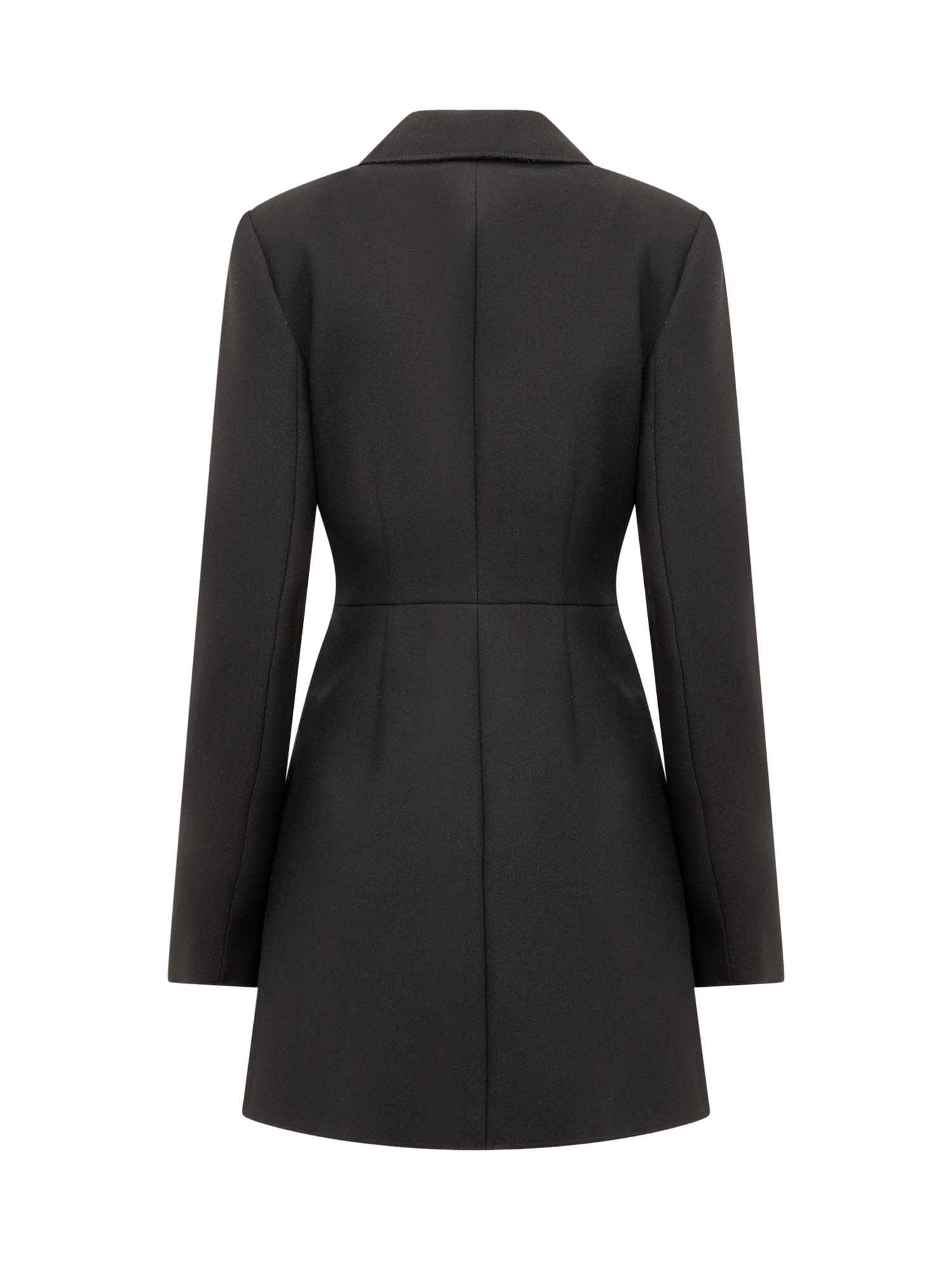 Shop Msgm Single-breasted Coat In Black