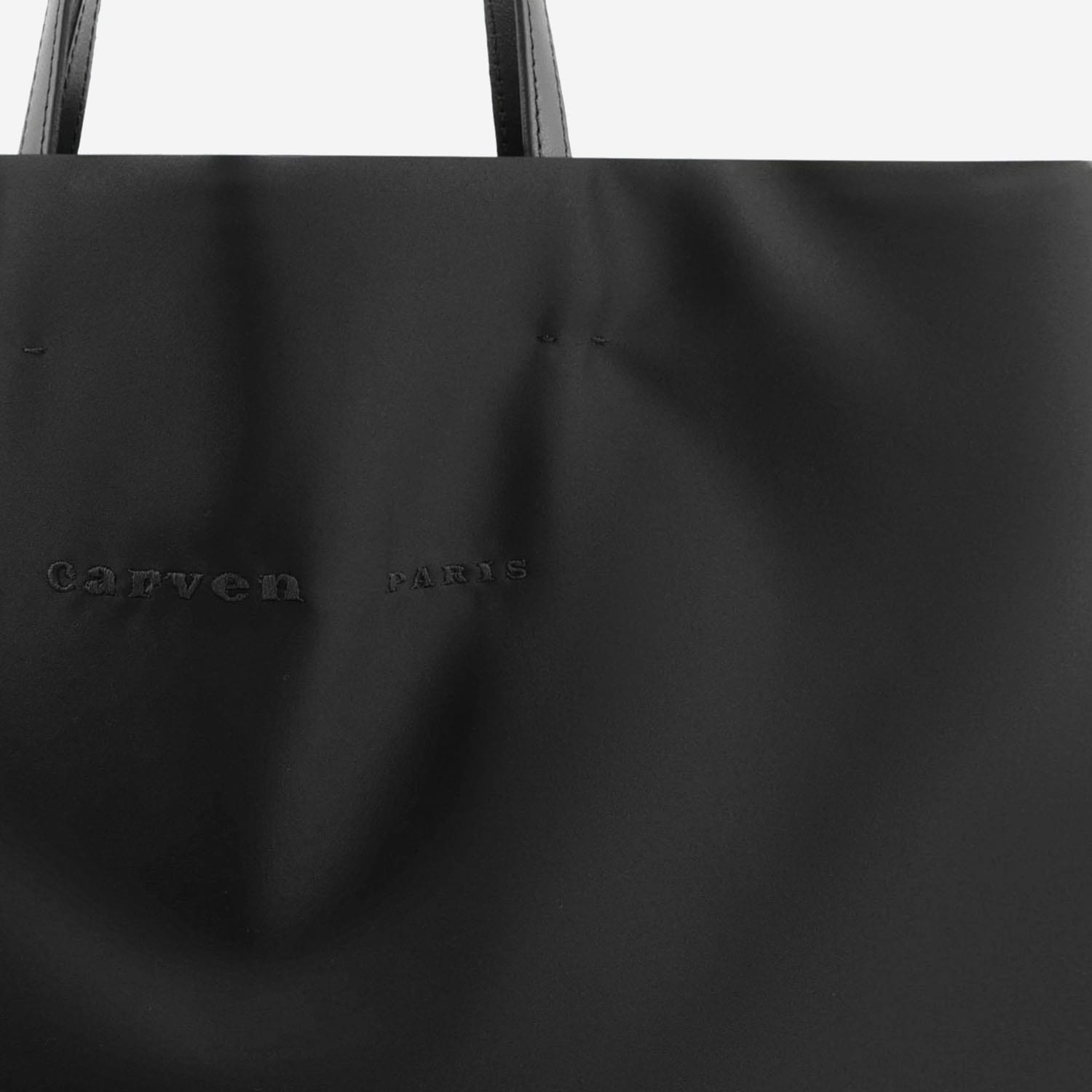 CARVEN SATIN JEANNE TOTE BAG
