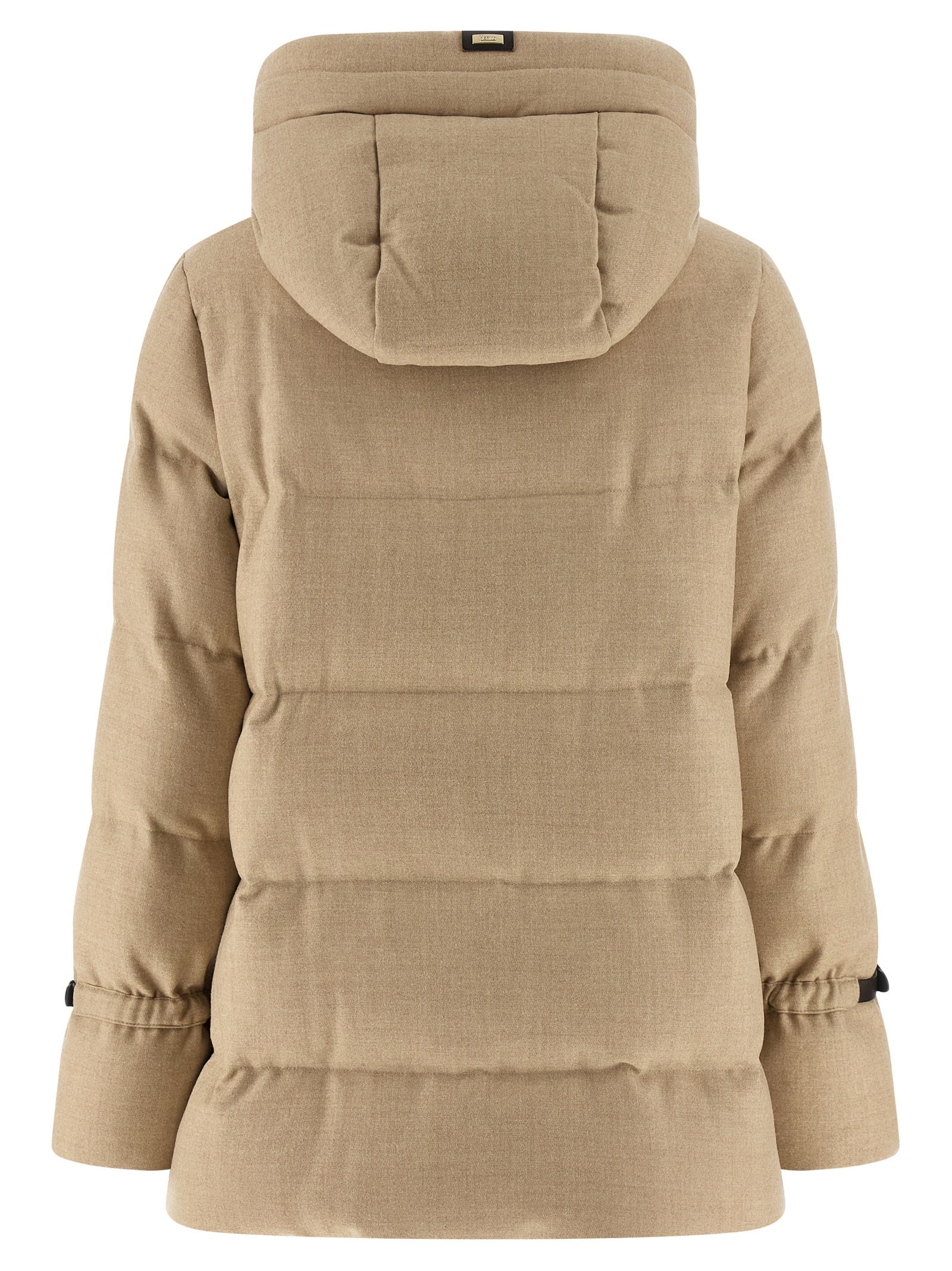Herno Bi-stretch Lurex Jacket In Neutral