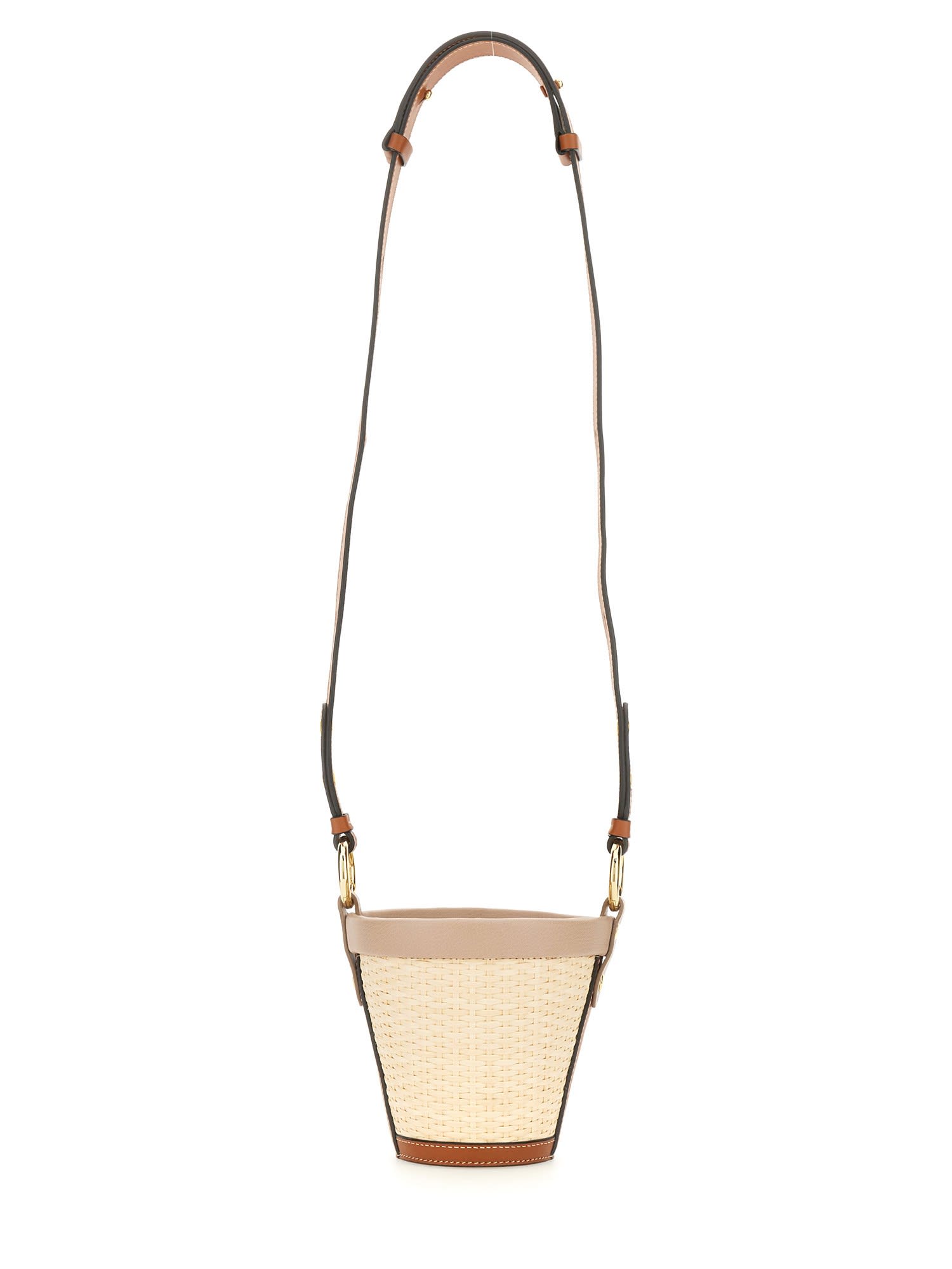 Maison Margiela Women Fire Bucket Bag In Cipria