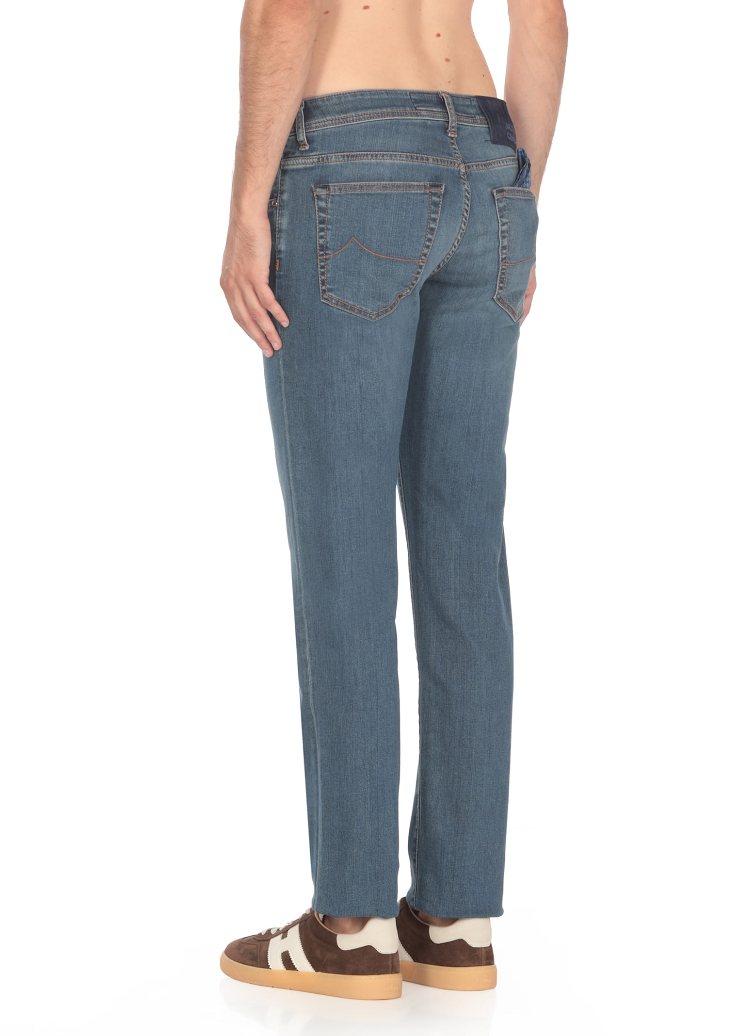 Shop Jacob Cohen Nick Jeans In Blue