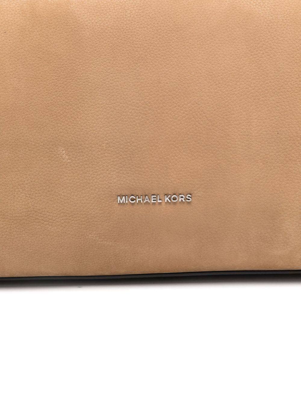 Shop Michael Kors Hudson Soft Hobo In Husk