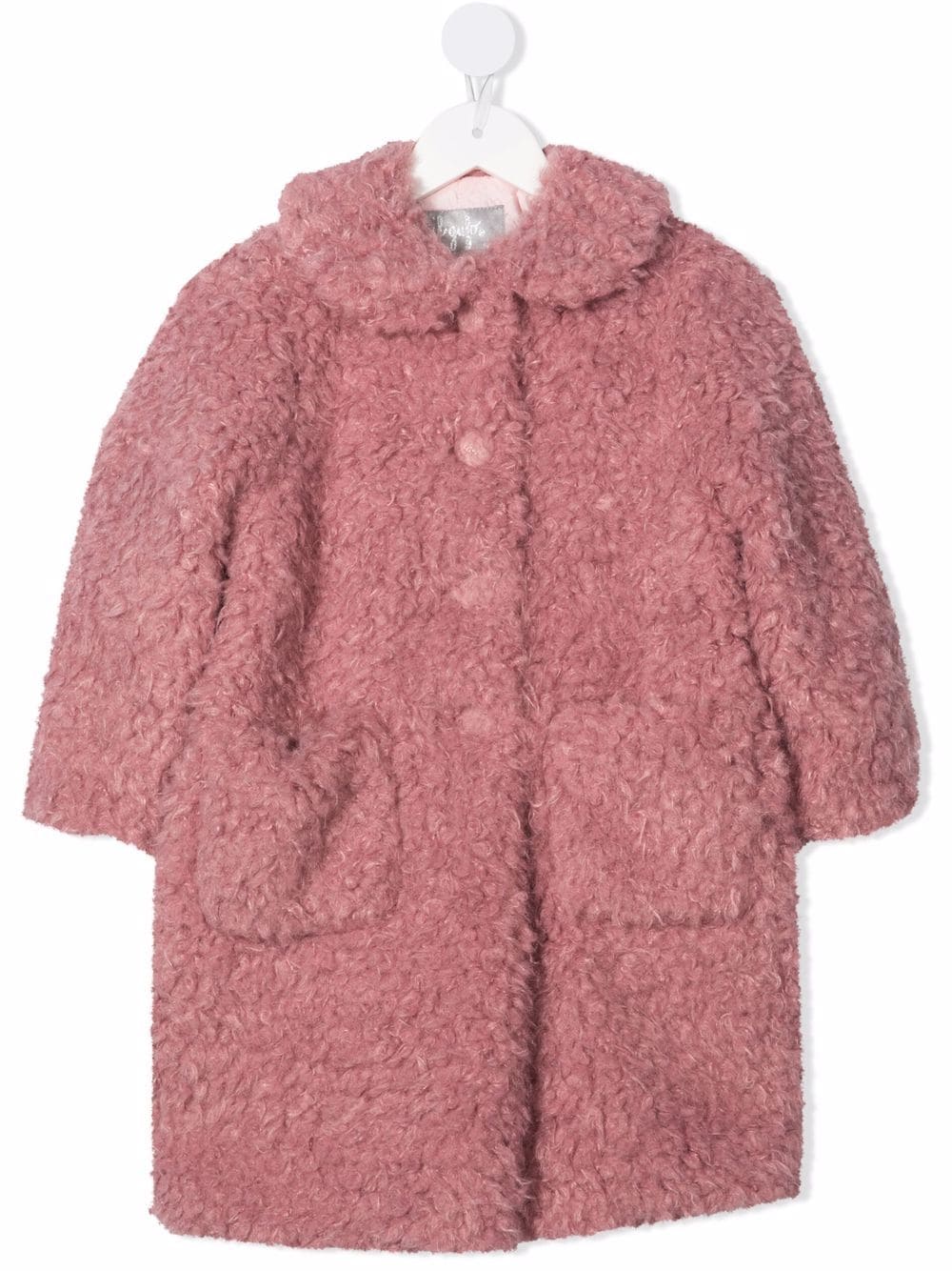 Il Gufo Kids Pink Eco-fur Coat