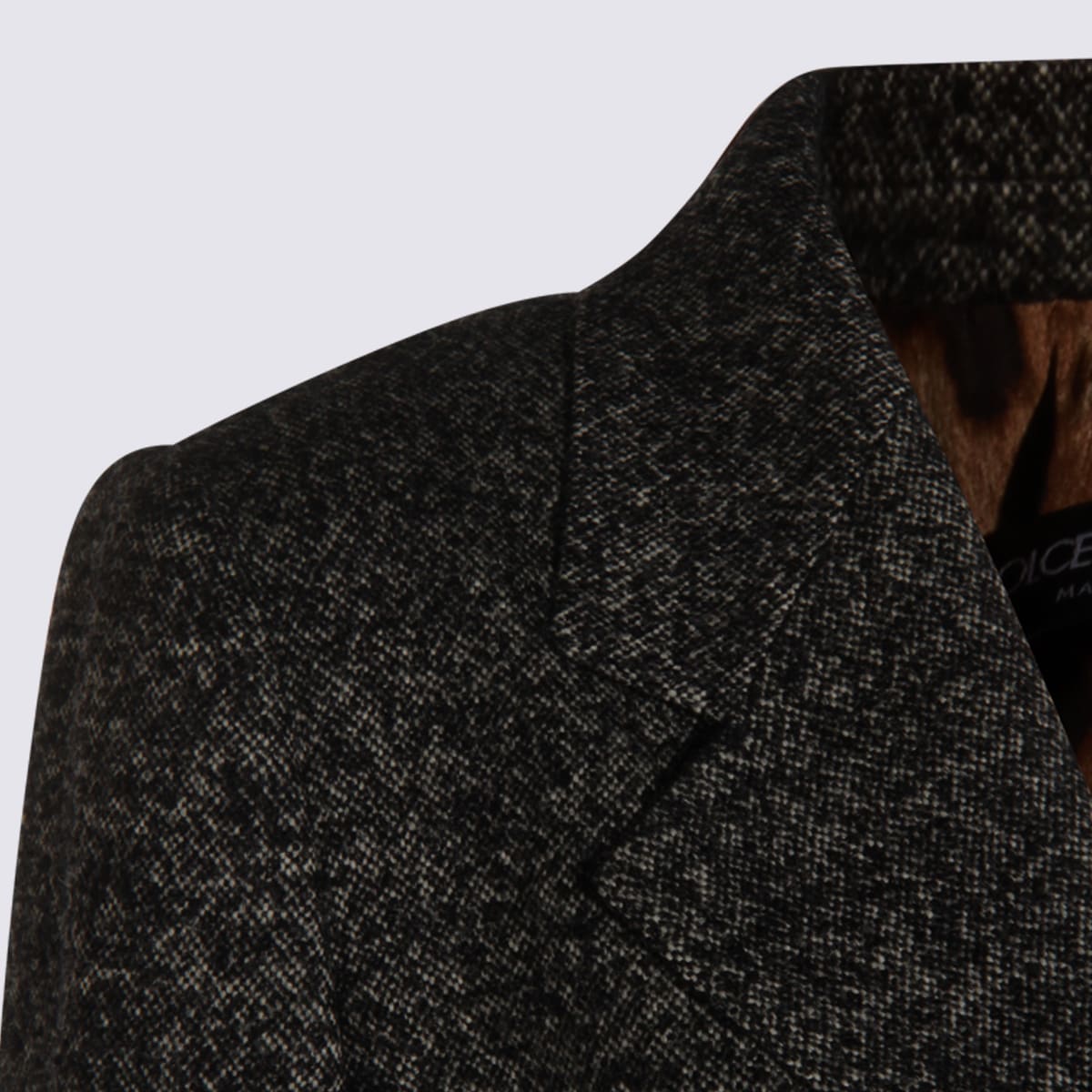 Dolce & Gabbana Grey Wool Blazer In Gray
