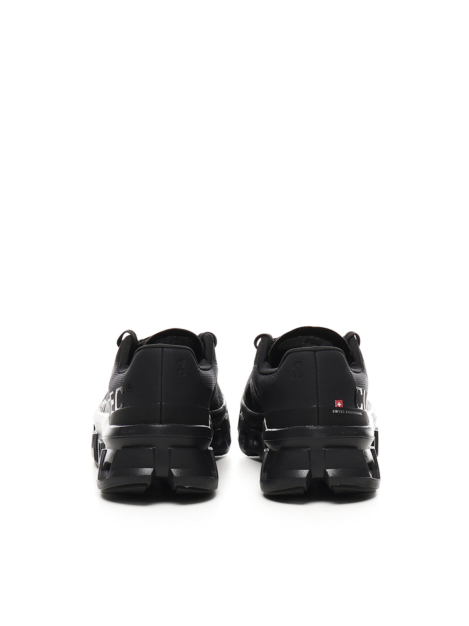 On Cloudmster Void Rubber-trimmed Mesh Running Sneakers In Black