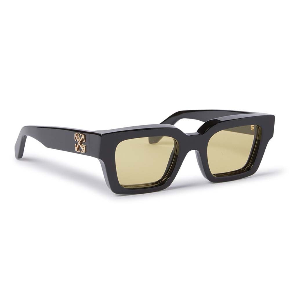 Shop Off-white Sunglasses In Nero/gialla