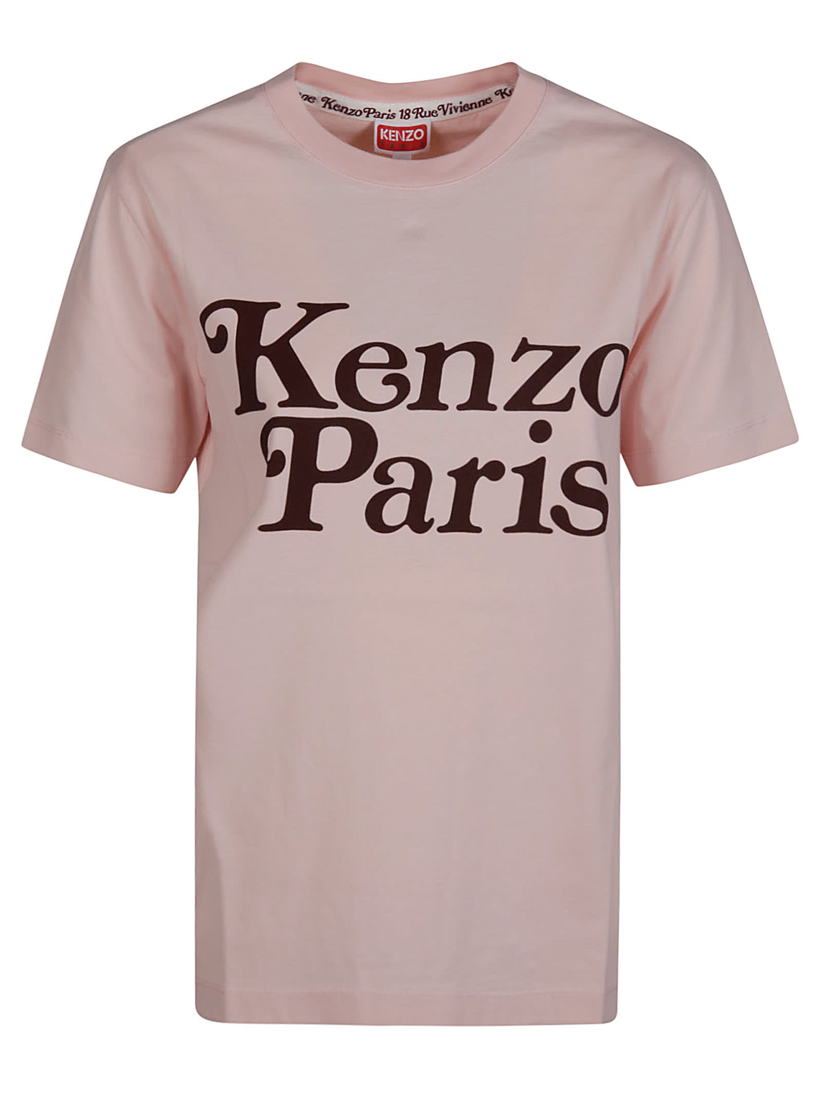 Shop Kenzo Verdy Loose Tshirt In Rose Clair