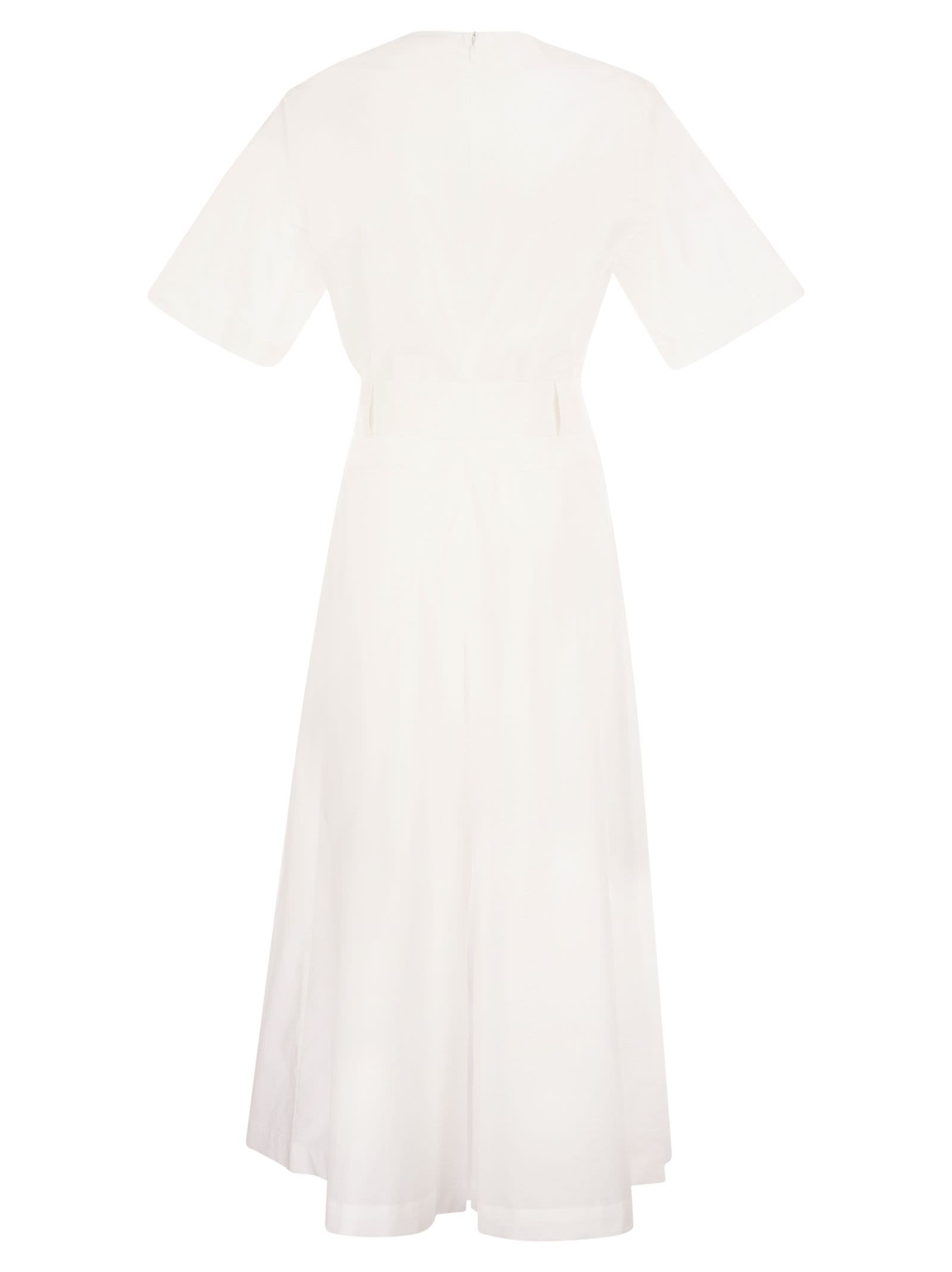 Shop Fabiana Filippi Silk Crepe Suit In White