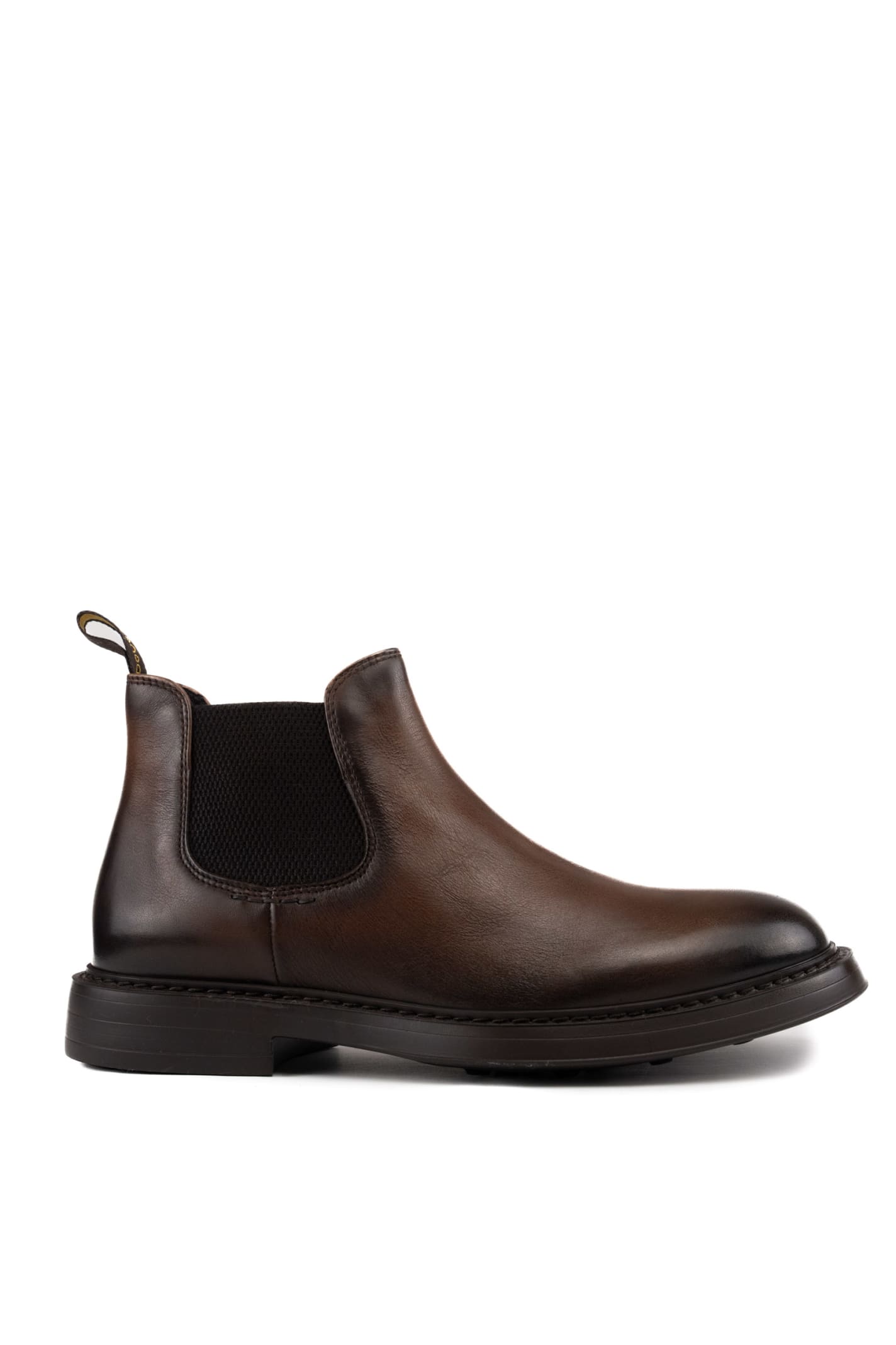 Shop Doucal's Chelsea Boots In Triumph Marrone+f.do T.mor