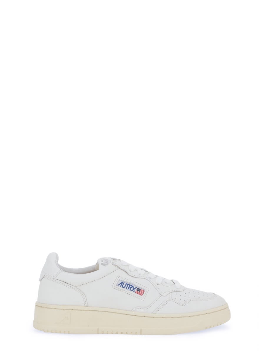 Shop Autry Medalist Low Sneakers In White