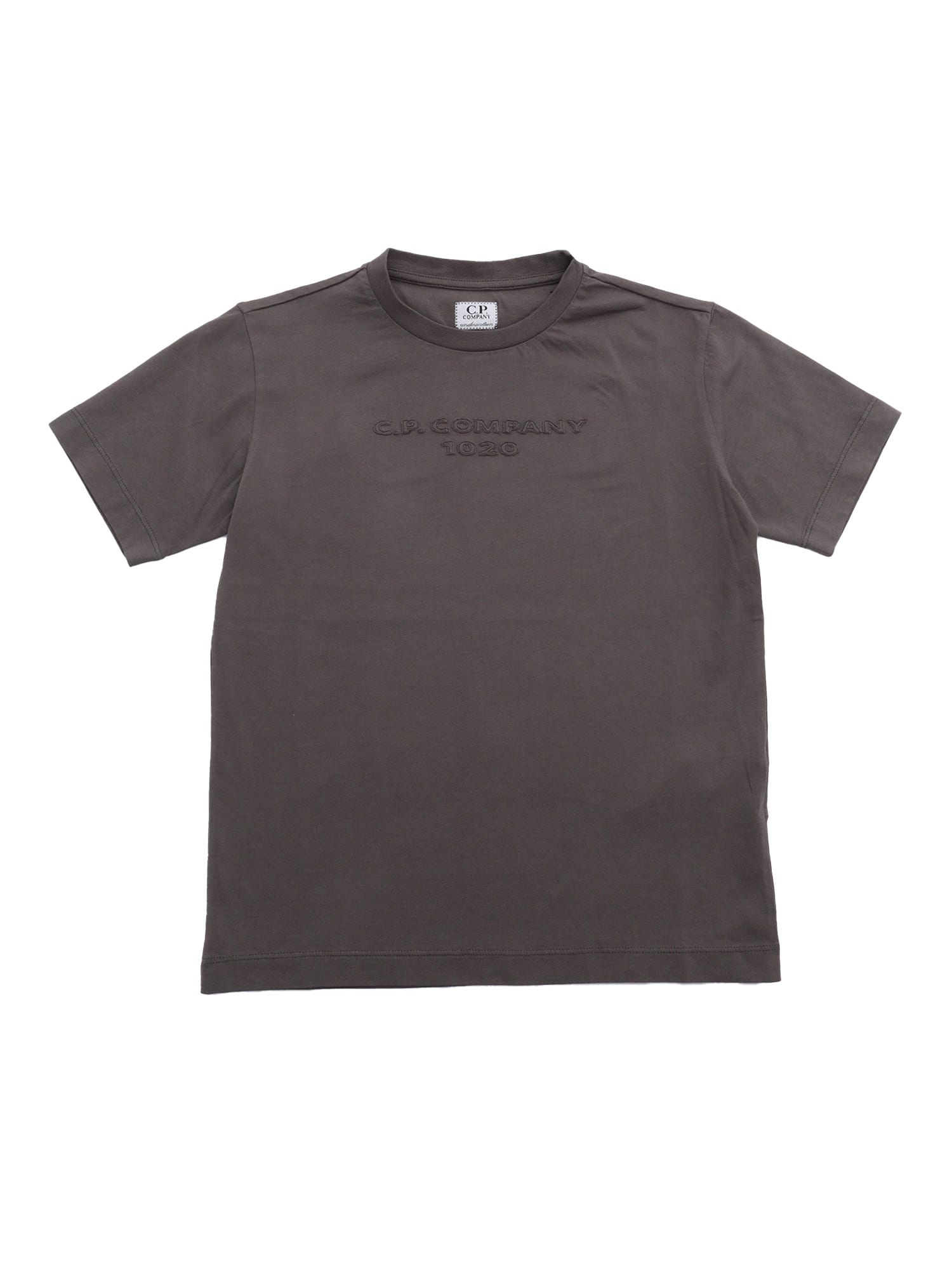C.p. Company Undersixteen Short Sleeved T-shirt In Grey