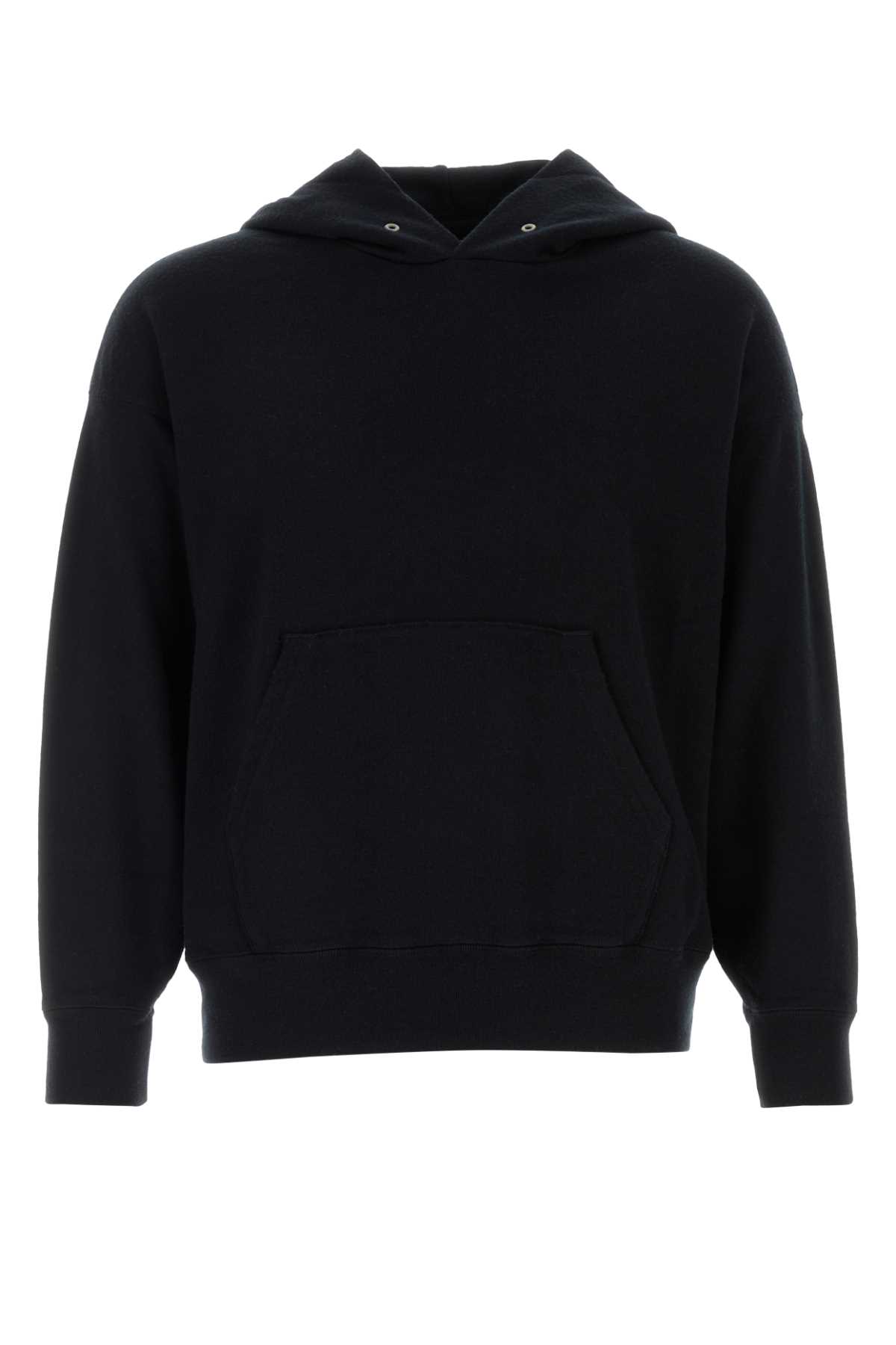 Black Wool Sweatshirt
