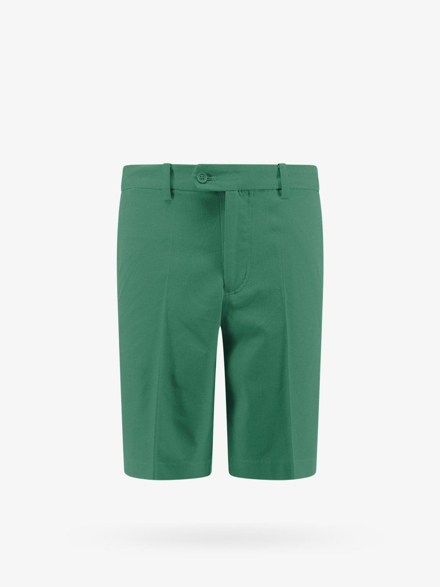 Shop J. Lindeberg Technical Fabric Bermuda Shorts In Green