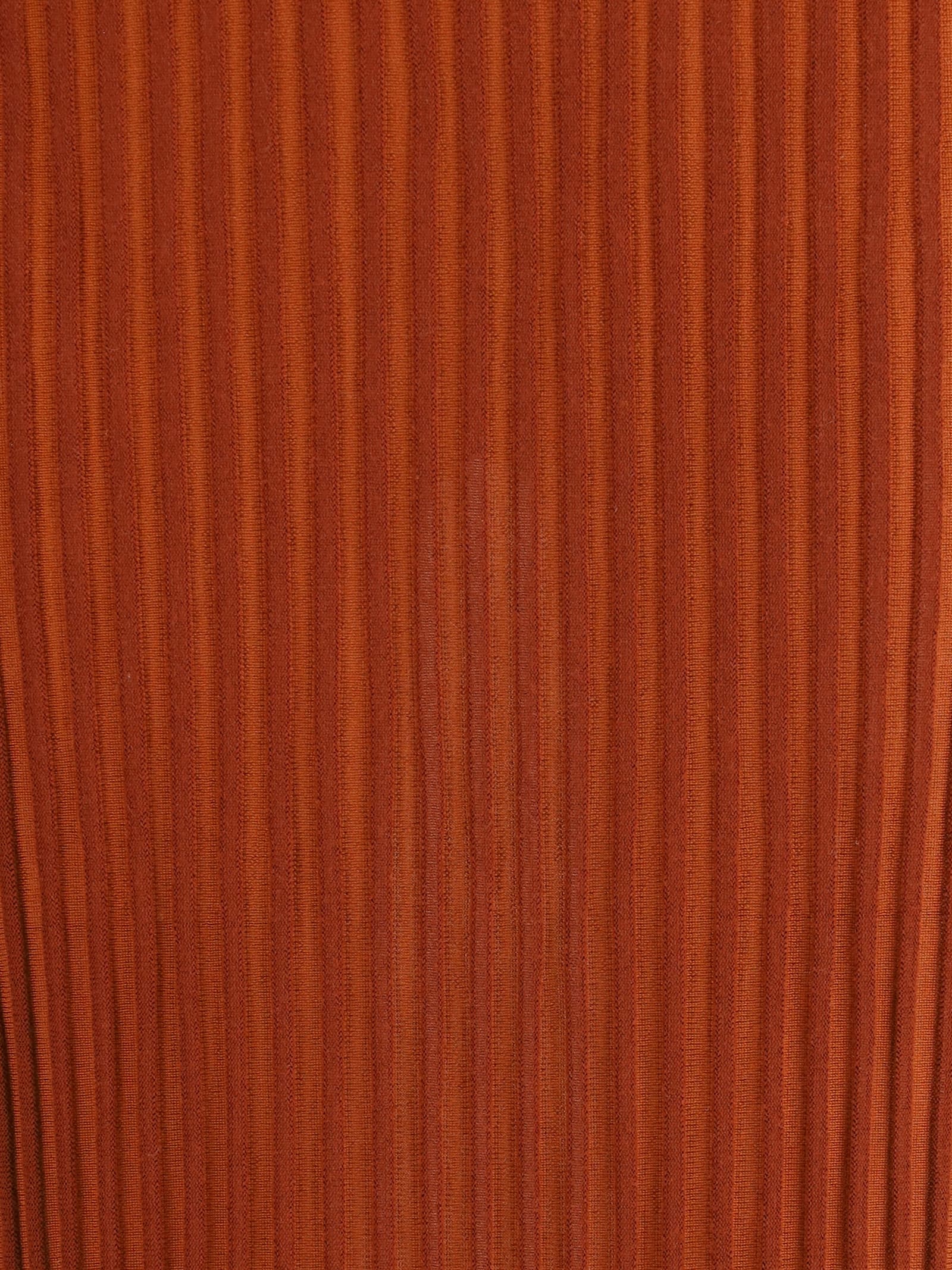 Gabriela Hearst Long Knitted Skirt With Narrow Ribs In Brown