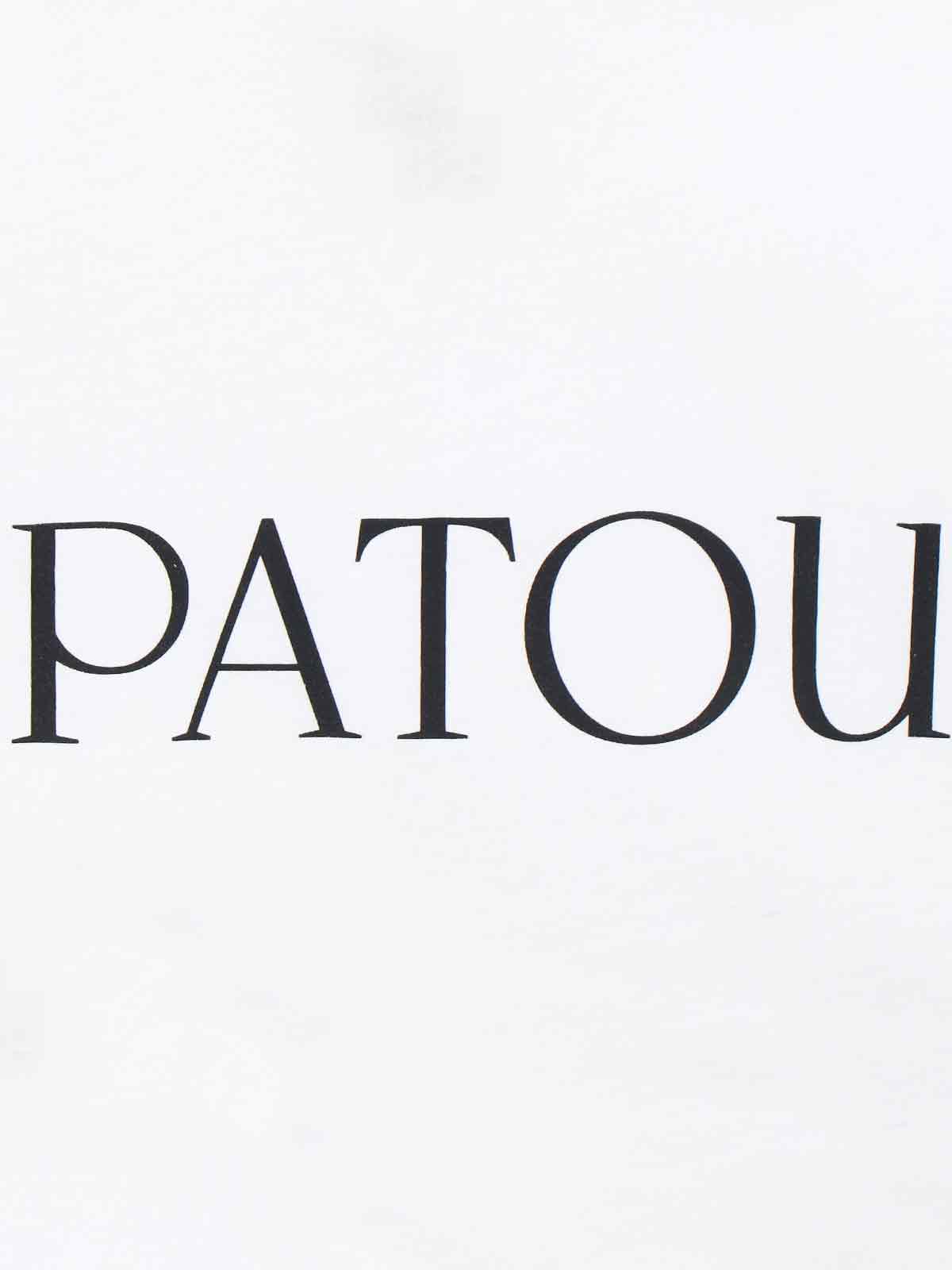 Shop Patou Logo T-shirt In White
