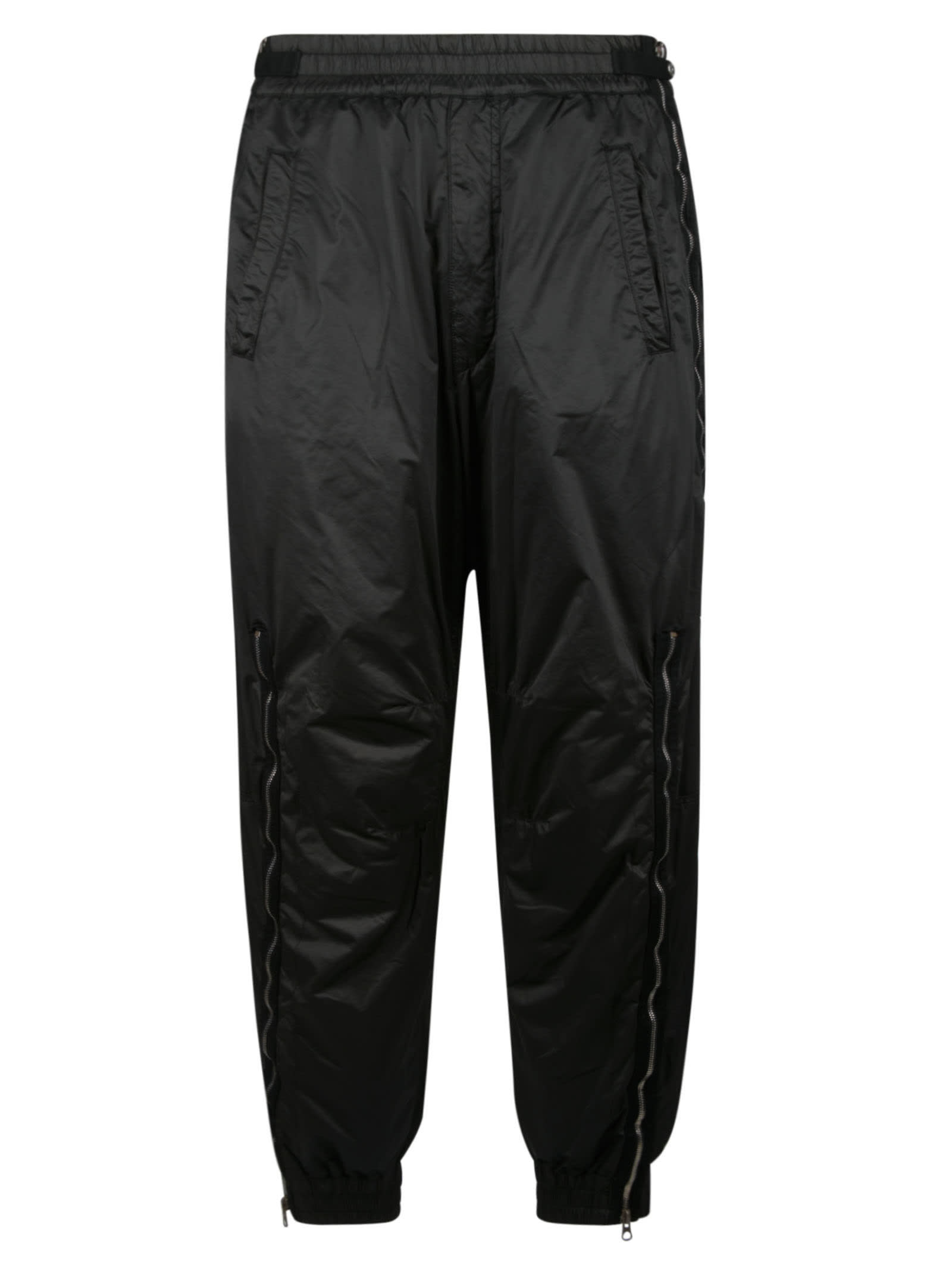 STONE ISLAND SHADOW PROJECT ELASTIC WAIST SIDE ZIPPED TRACK trousers