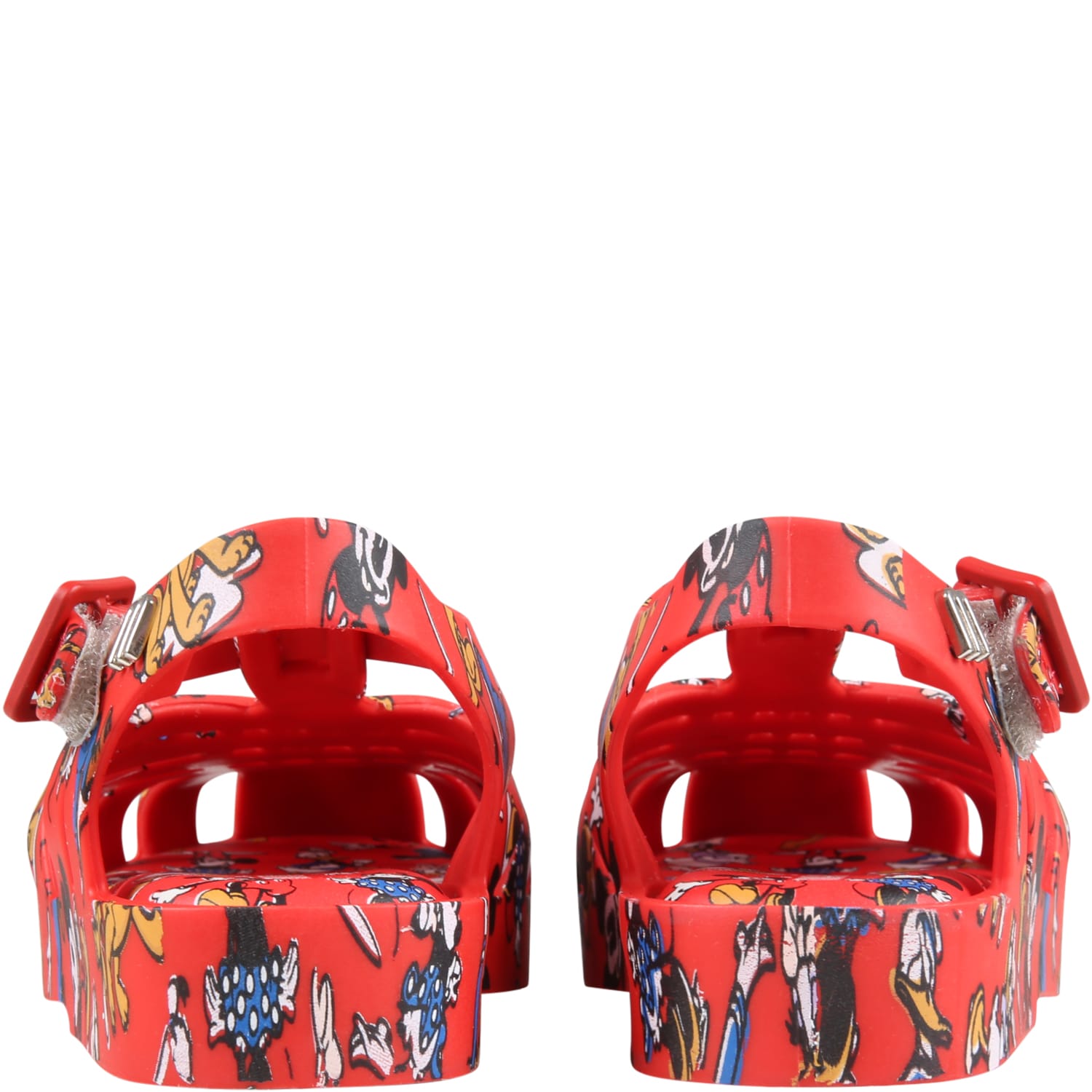Shop Melissa Red Sandals For Boy With Disney Characters