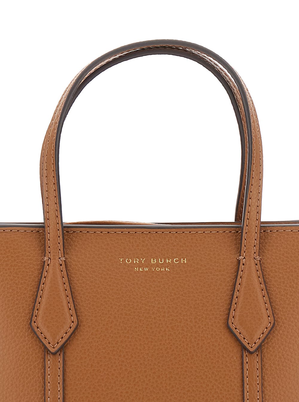 Tory Burch Perry Mini Tote In Brown