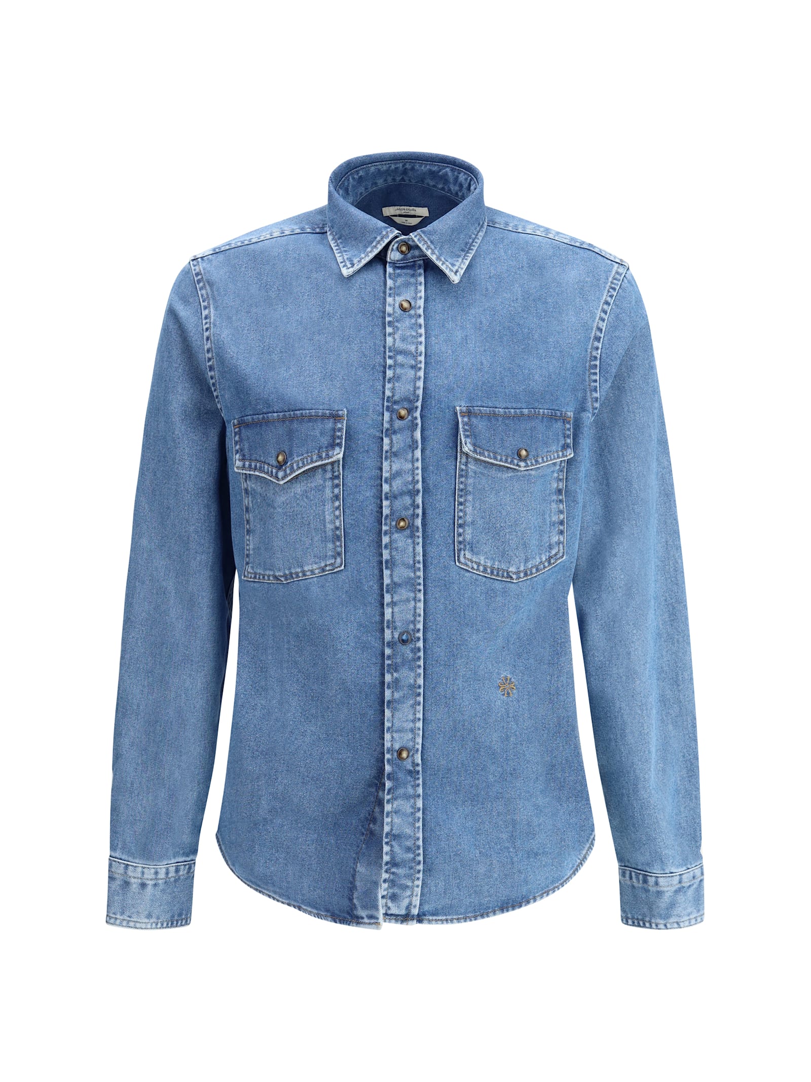 Jacob Cohen Lightweight Denim Shirt In Blue