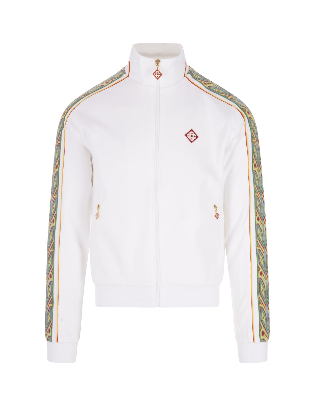 CASABLANCA WHITE FUTURO LAUREL SWEATSHIRT