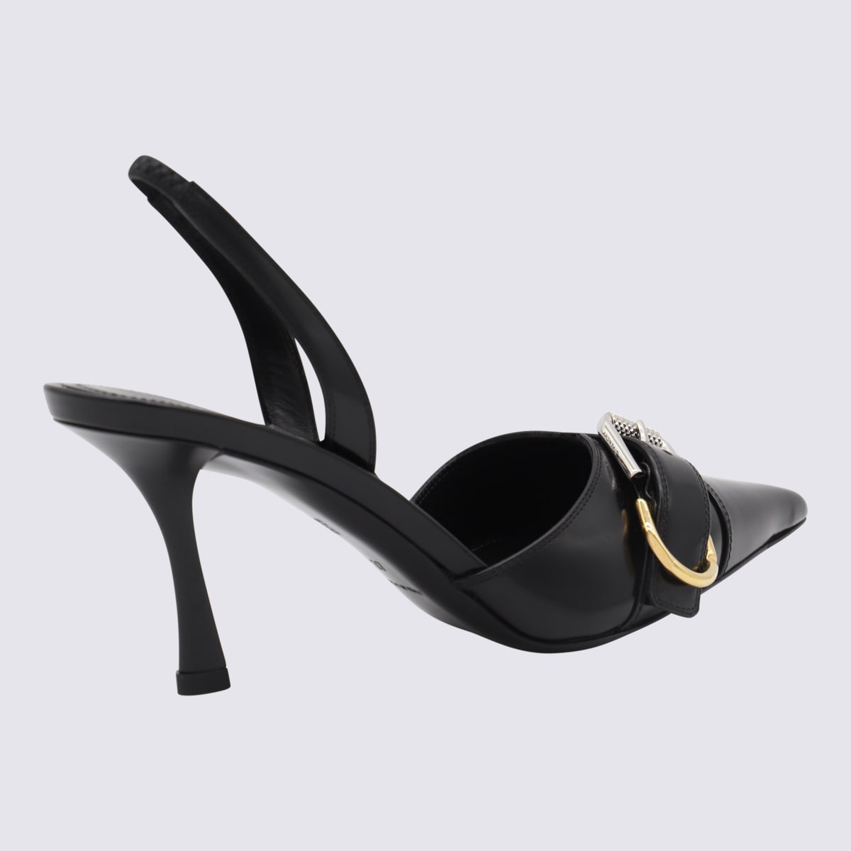 Shop Givenchy Black Leather Pumps