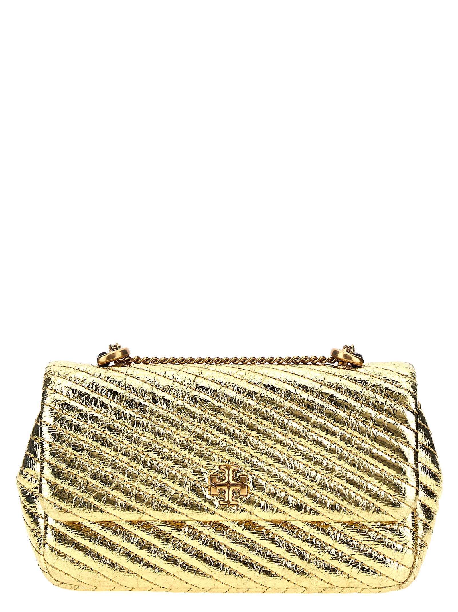 kira Metallic Moto Quilt Mini Crossbody Bag