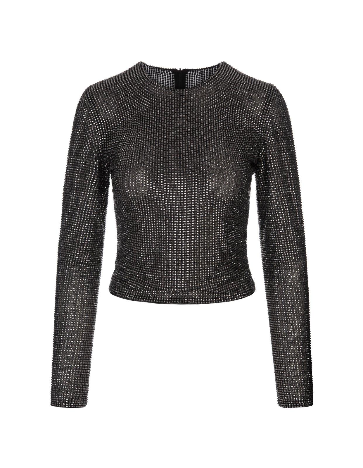 Shop Giuseppe Di Morabito Embellished Crewneck T-shirt In Non Definito