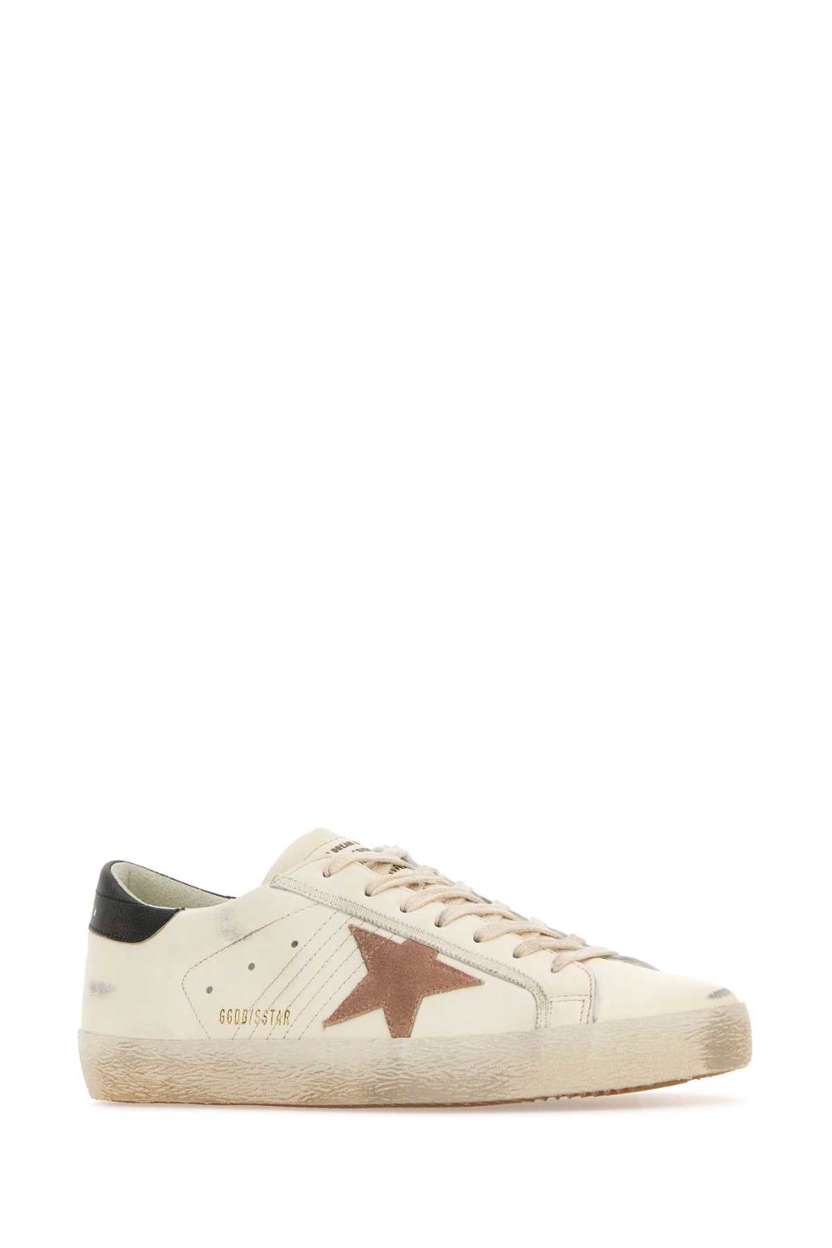 GOLDEN GOOSE MULTICOLOR LEATHER SUPER STAR SNEAKERS
