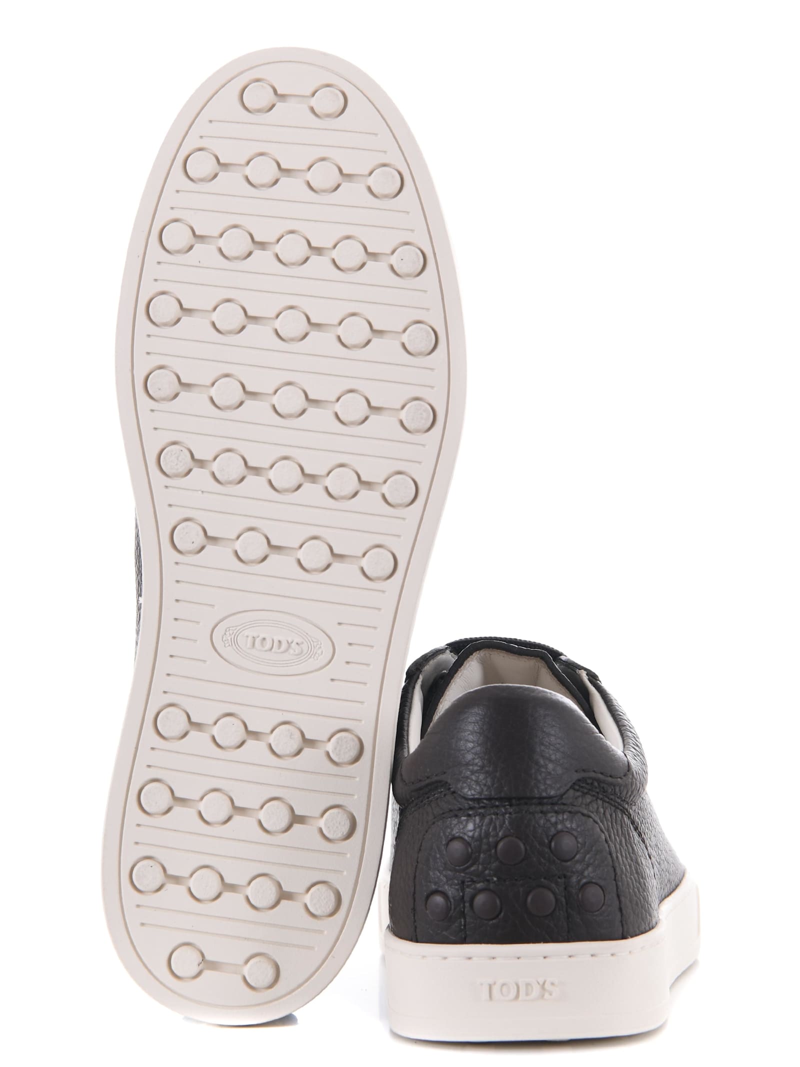 Shop Tod's Tods Sneakers In Dark Brown