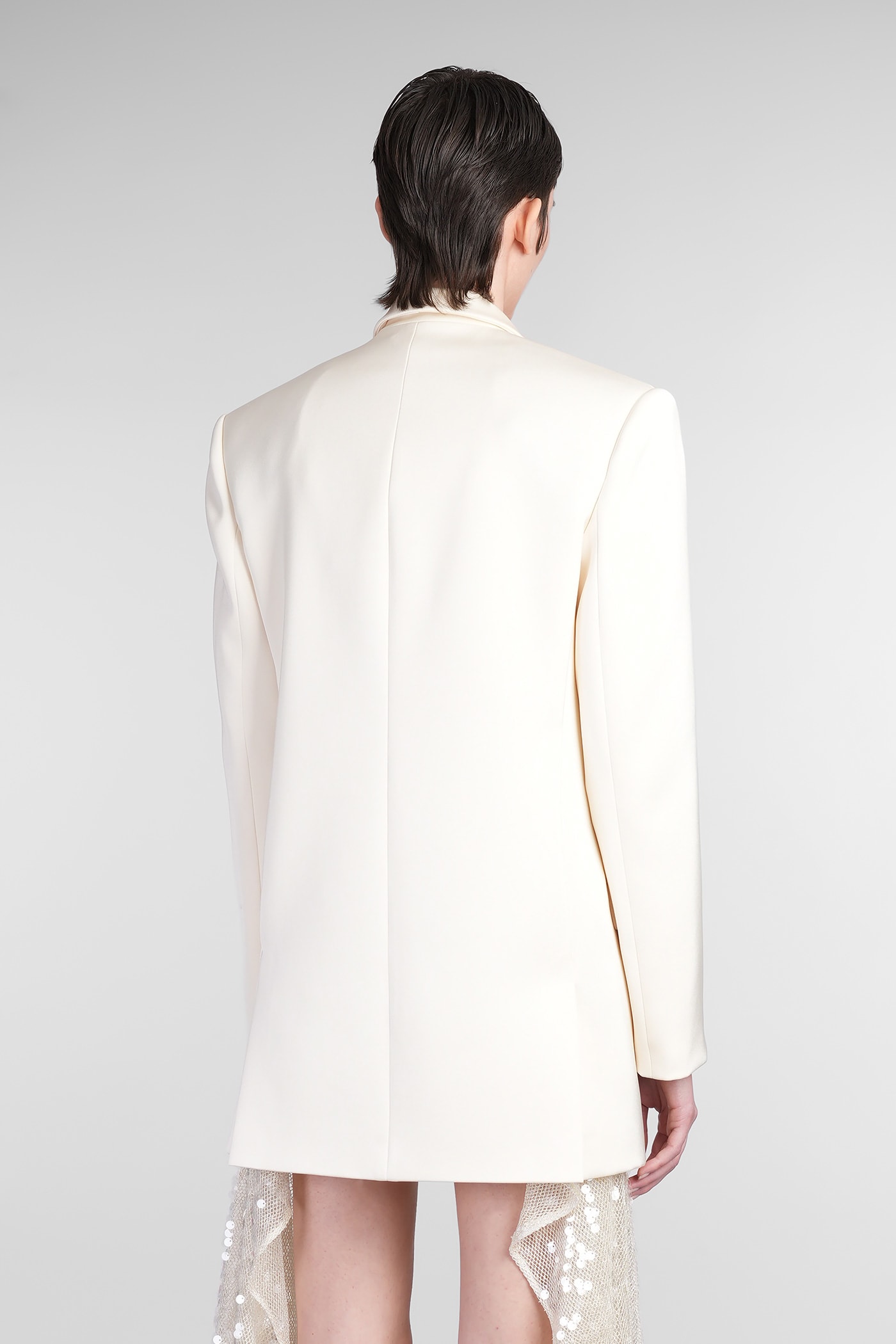DAVID KOMA BLAZER IN BEIGE TRIACETATE