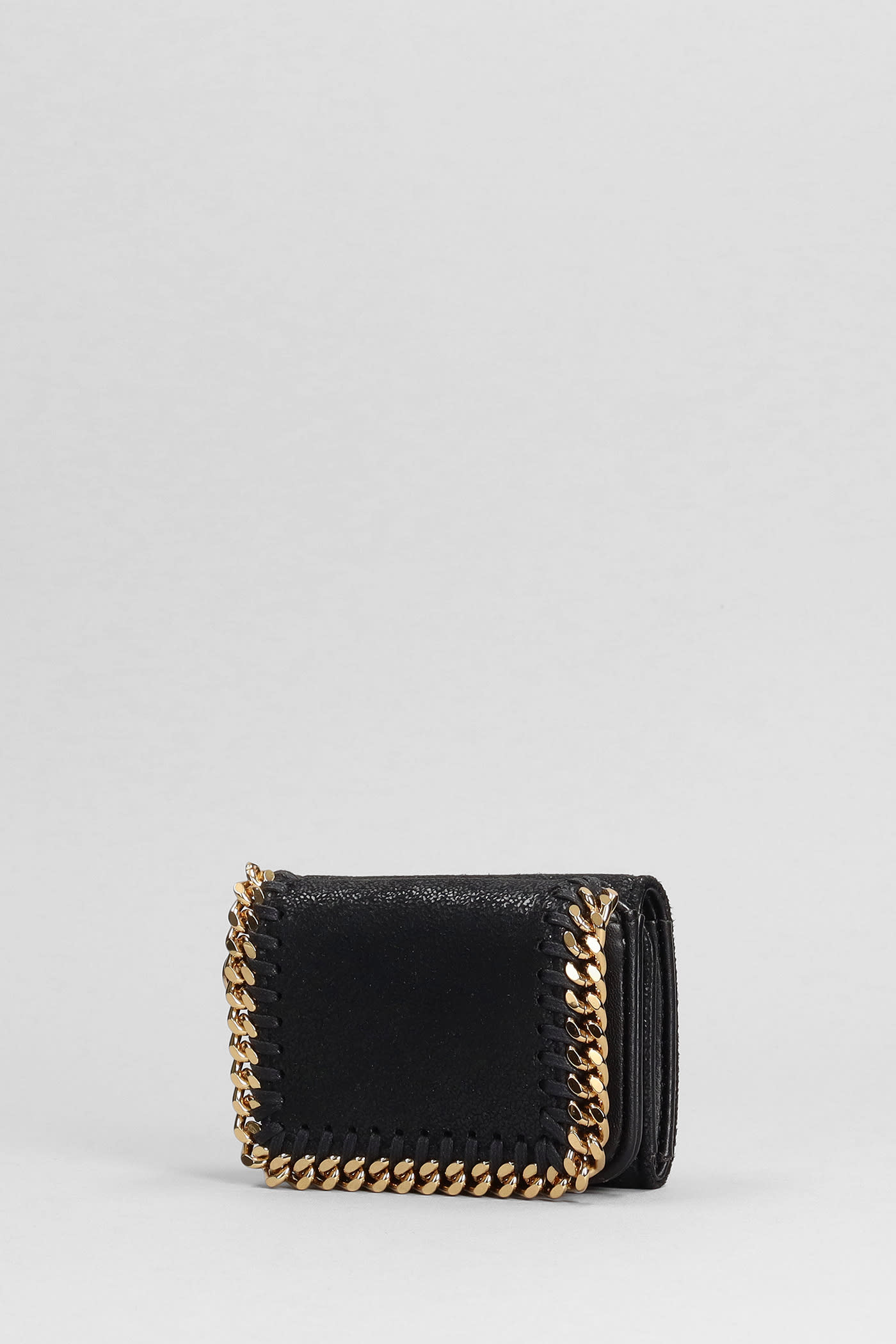 Shop Stella Mccartney Wallet In Black Polyester