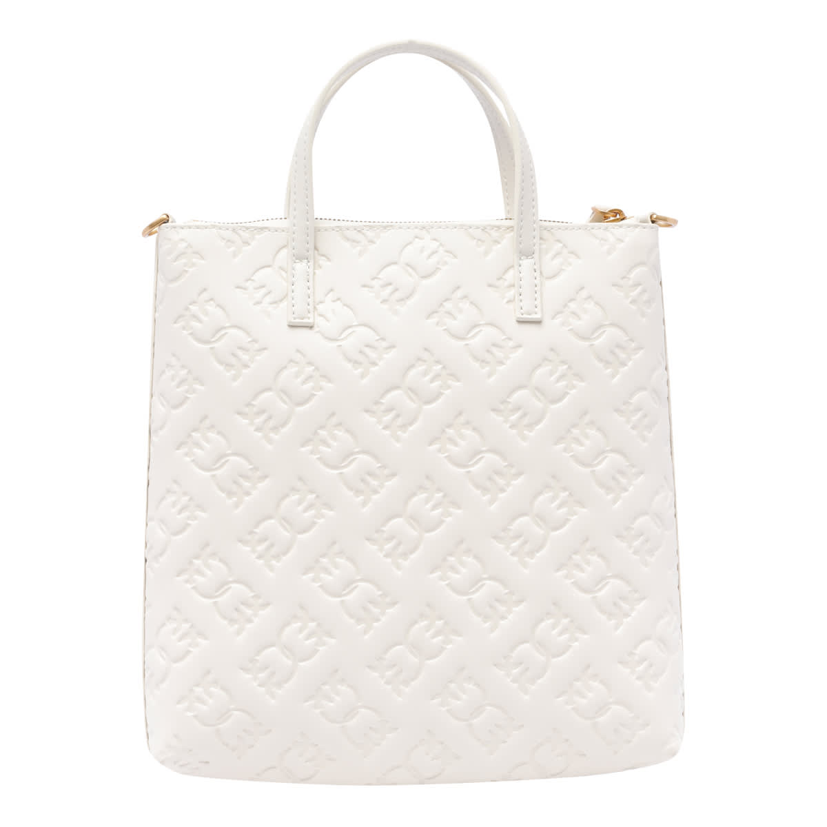 PINKO LOGO MONOGRAM MINI SHOPPER BAG 