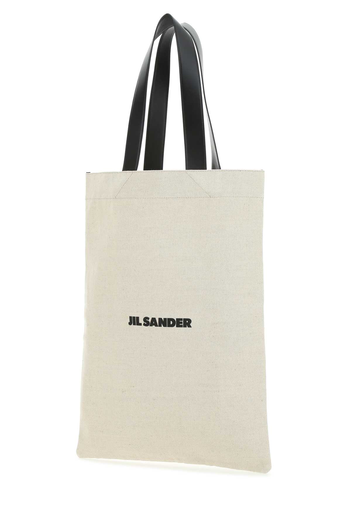 Jil Sander Sand Canvas Shopping Bag In 280
