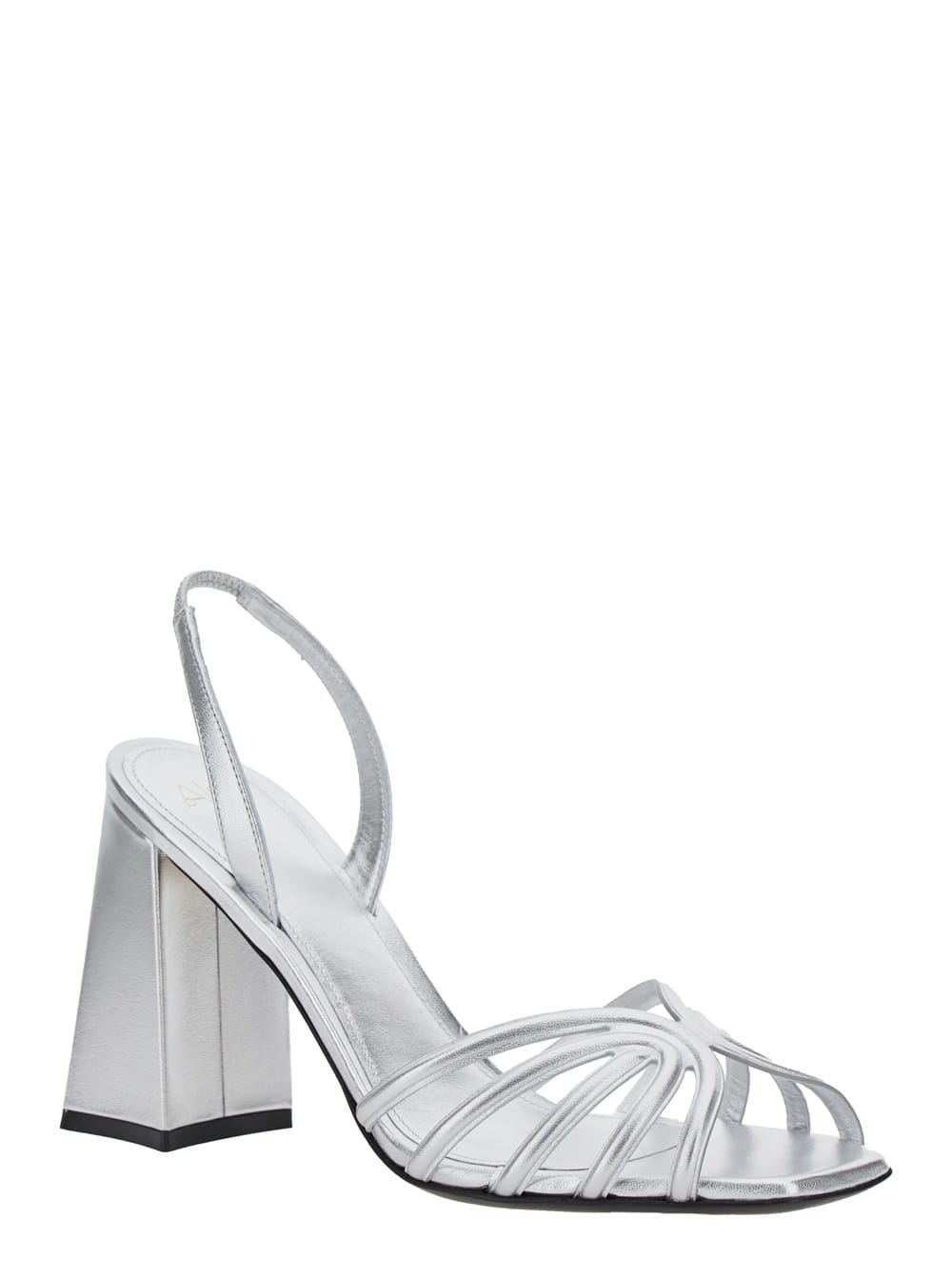 Alevì 90mm Tara Sandals In Metallic
