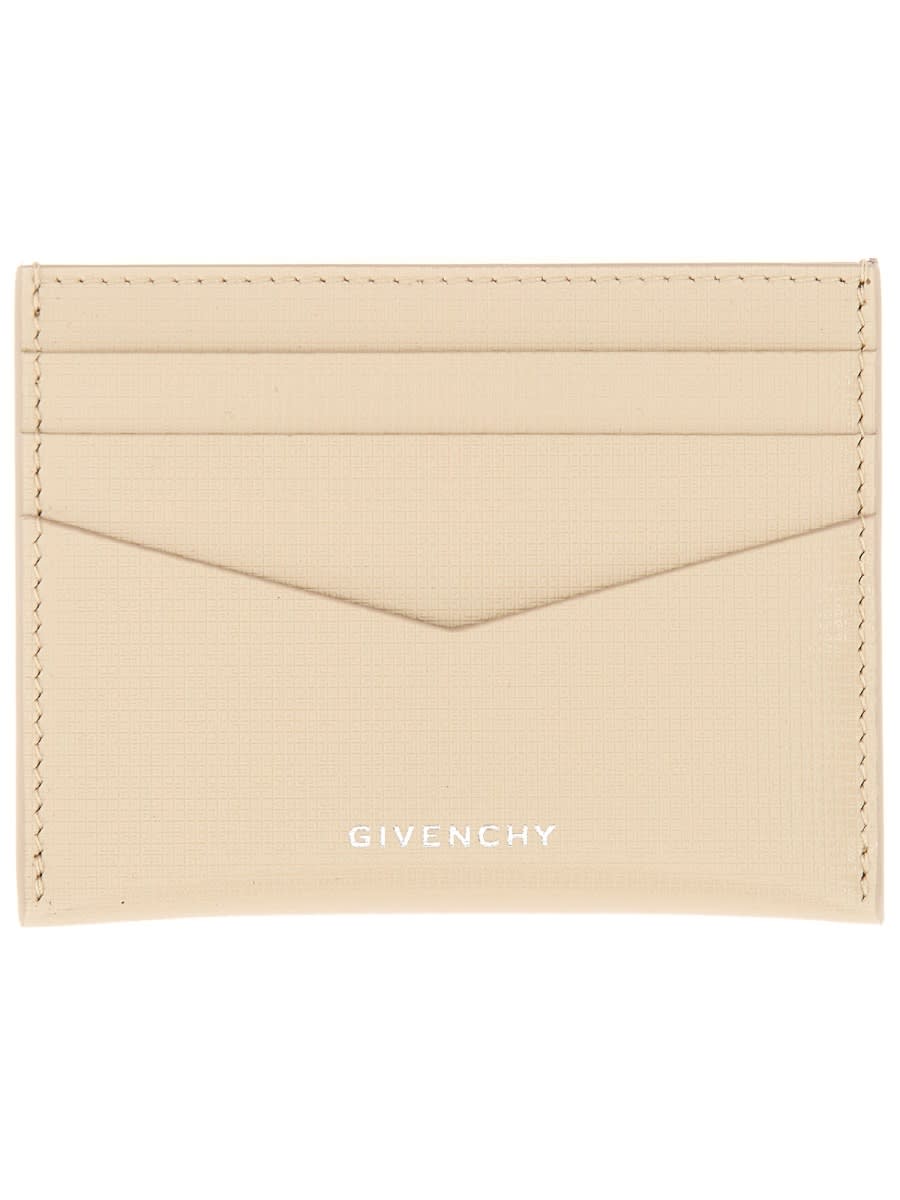 Givenchy Classique 4g Leather Wallet In Sand