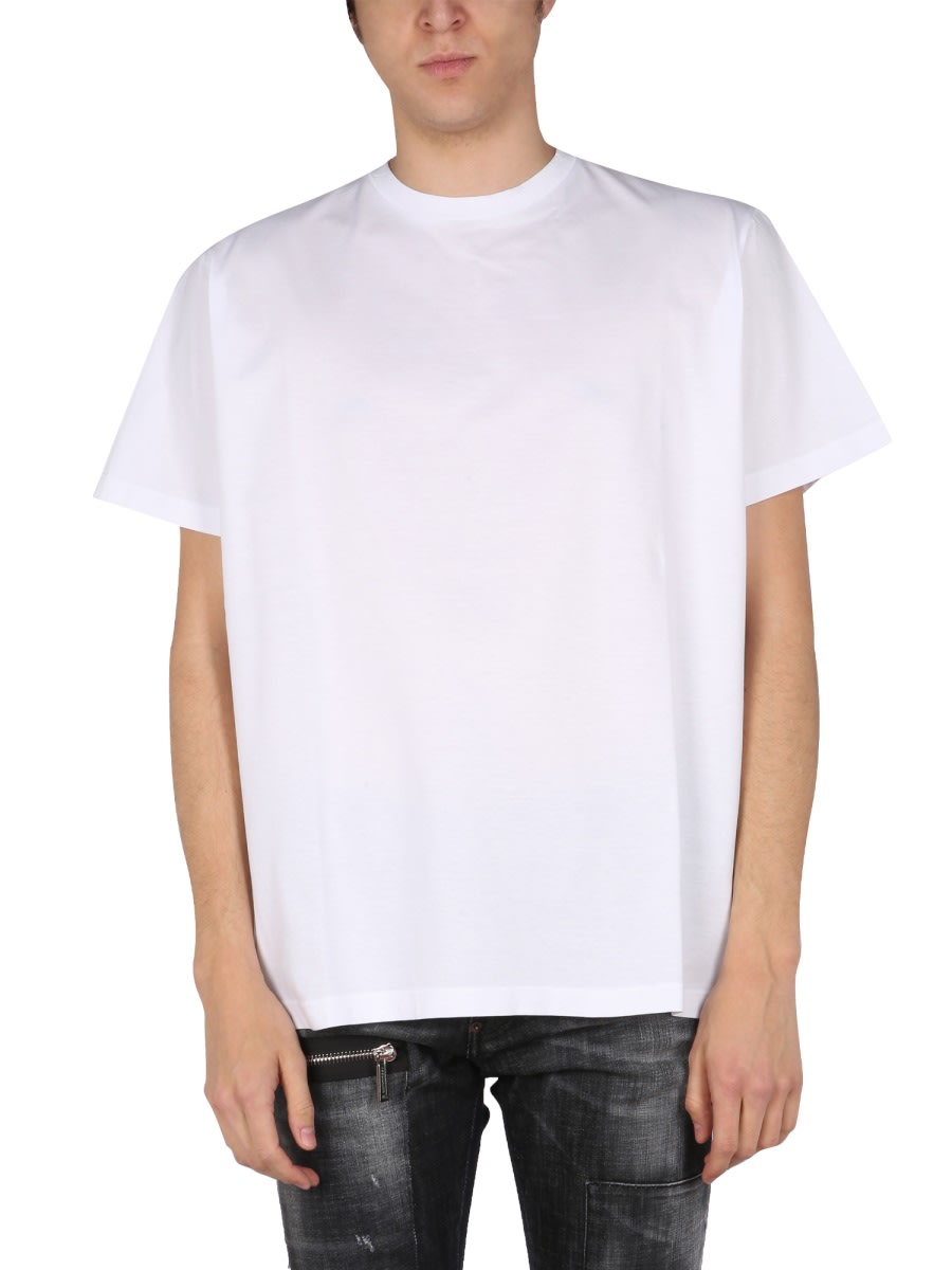 Shop Dsquared2 Logo Print T-shirt In White