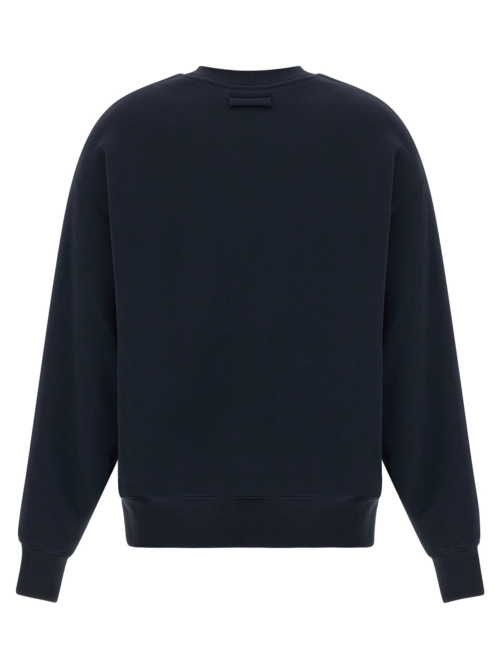 Jean Paul Gaultier The Blue Gaultier Label Sweatshirt Blue In Black