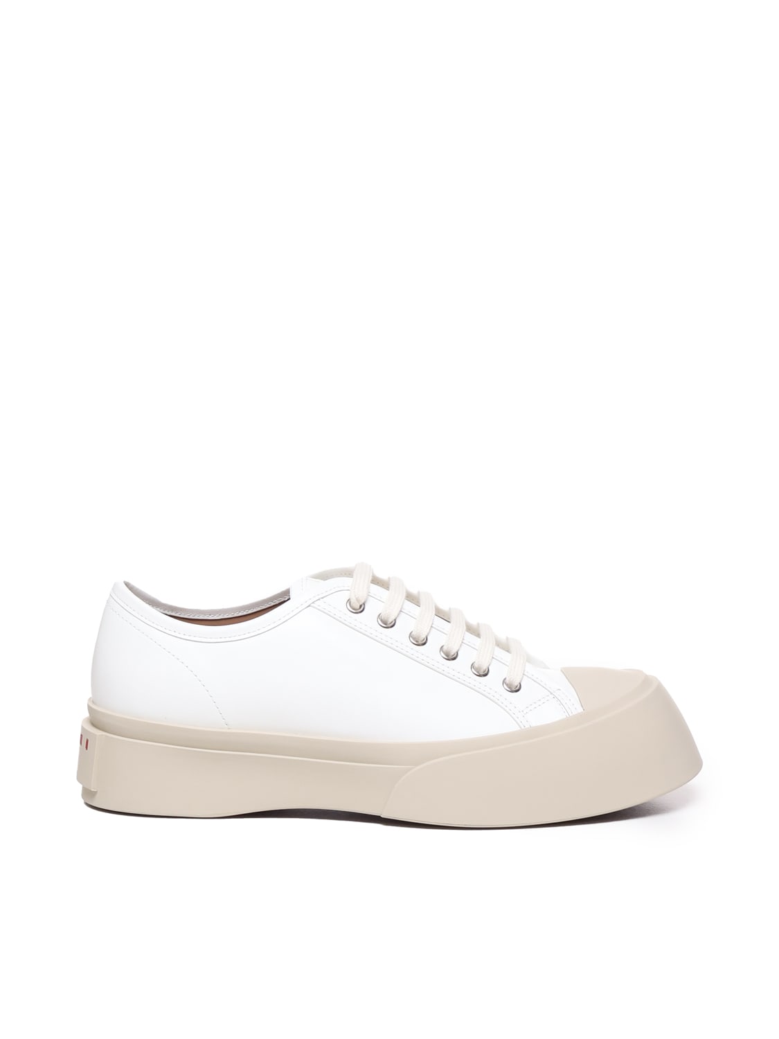 Marni Pablo Sneaker In Nappa Leather In White
