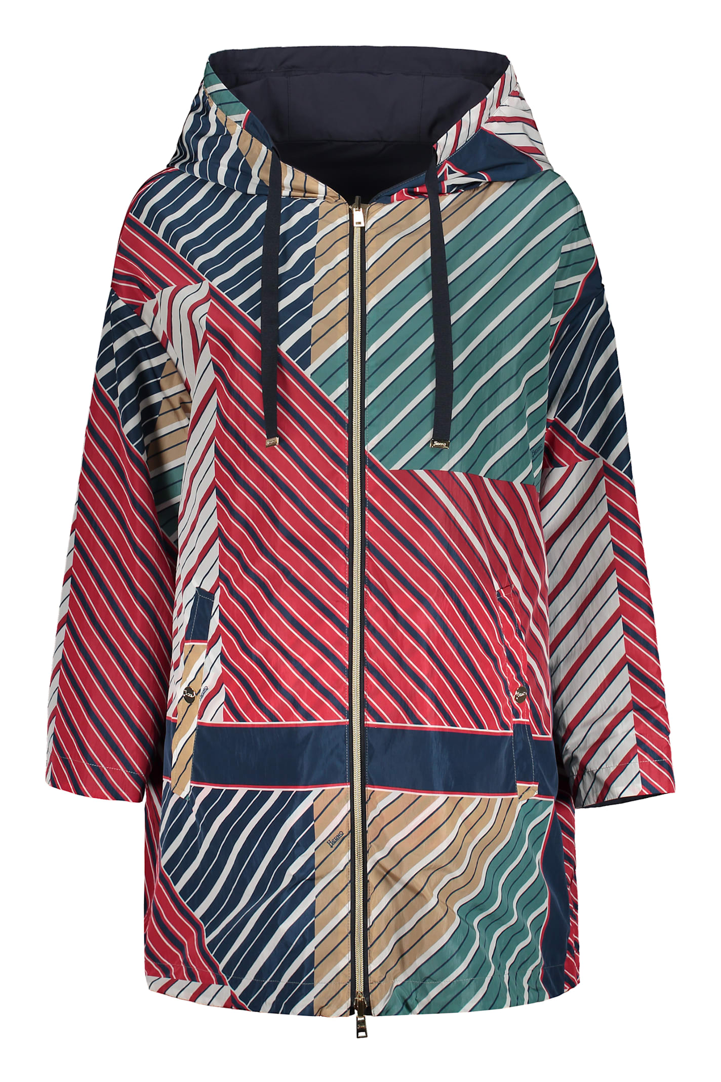 Herno Technical Fabric Hooded Jacket