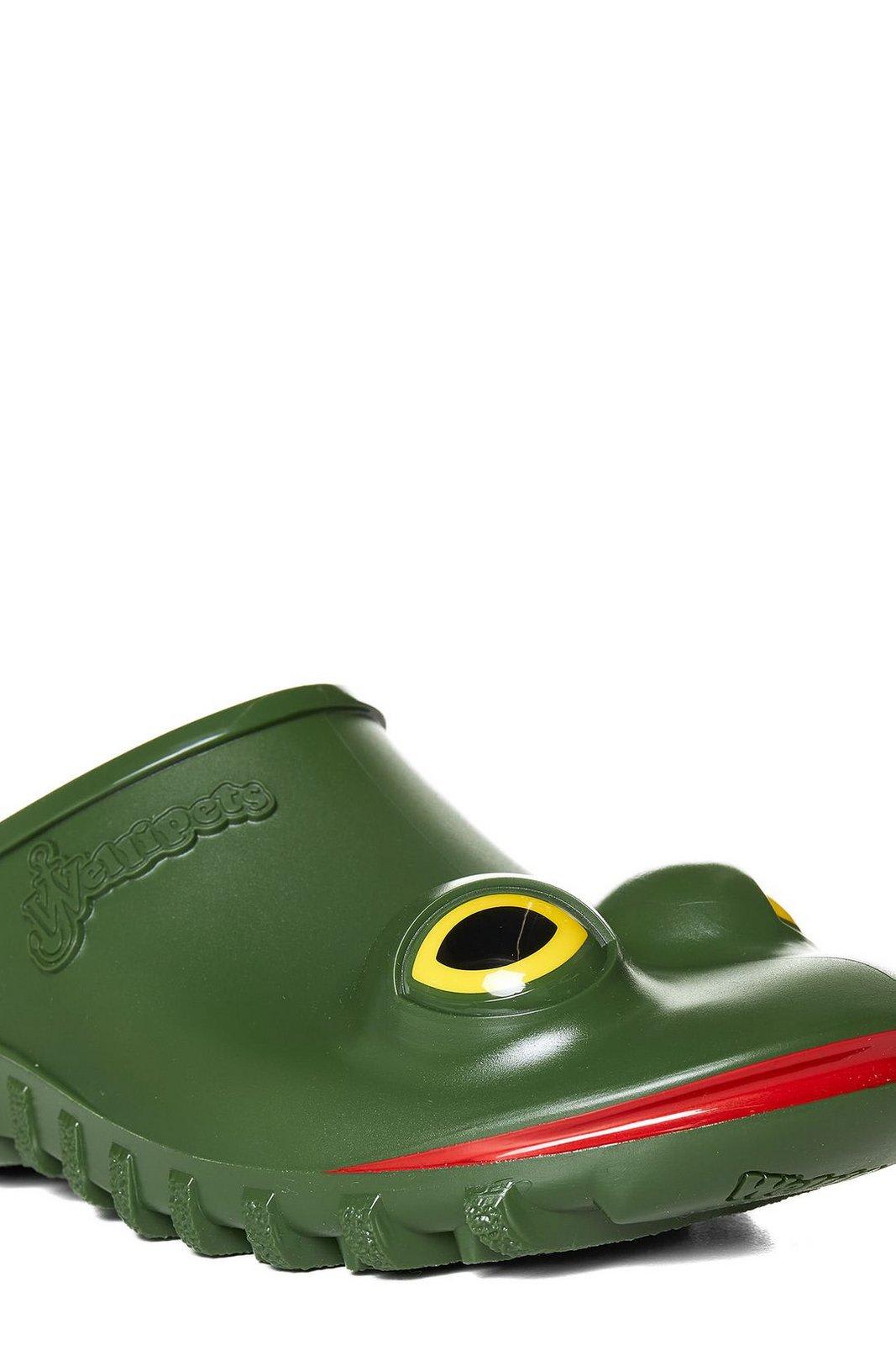 Shop Jw Anderson X Wellipets Frog Slip-on Clogs In Green
